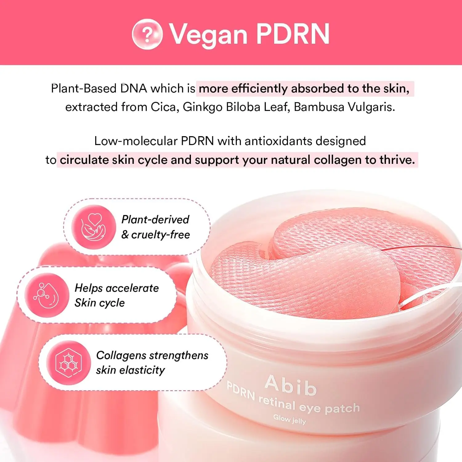 PDRN Retinal Eye Patch Glow Jelly - Image 5