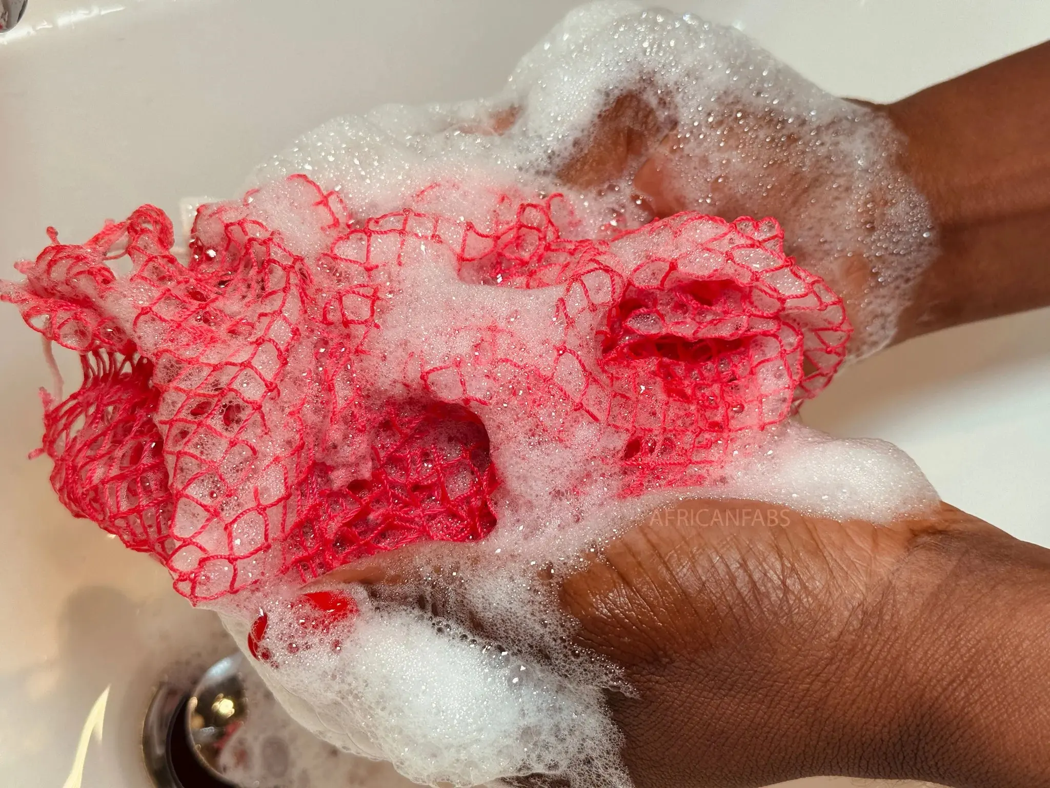 African Net Sponge Sapo Green - Image 3