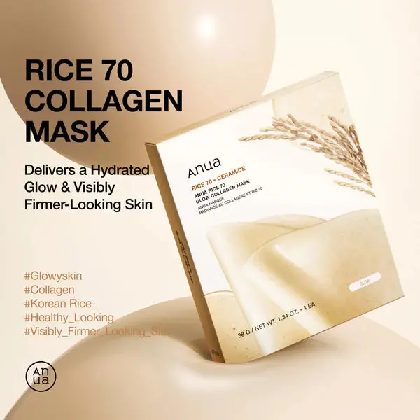 Rice 70 Glow Collagen Mask - Image 2