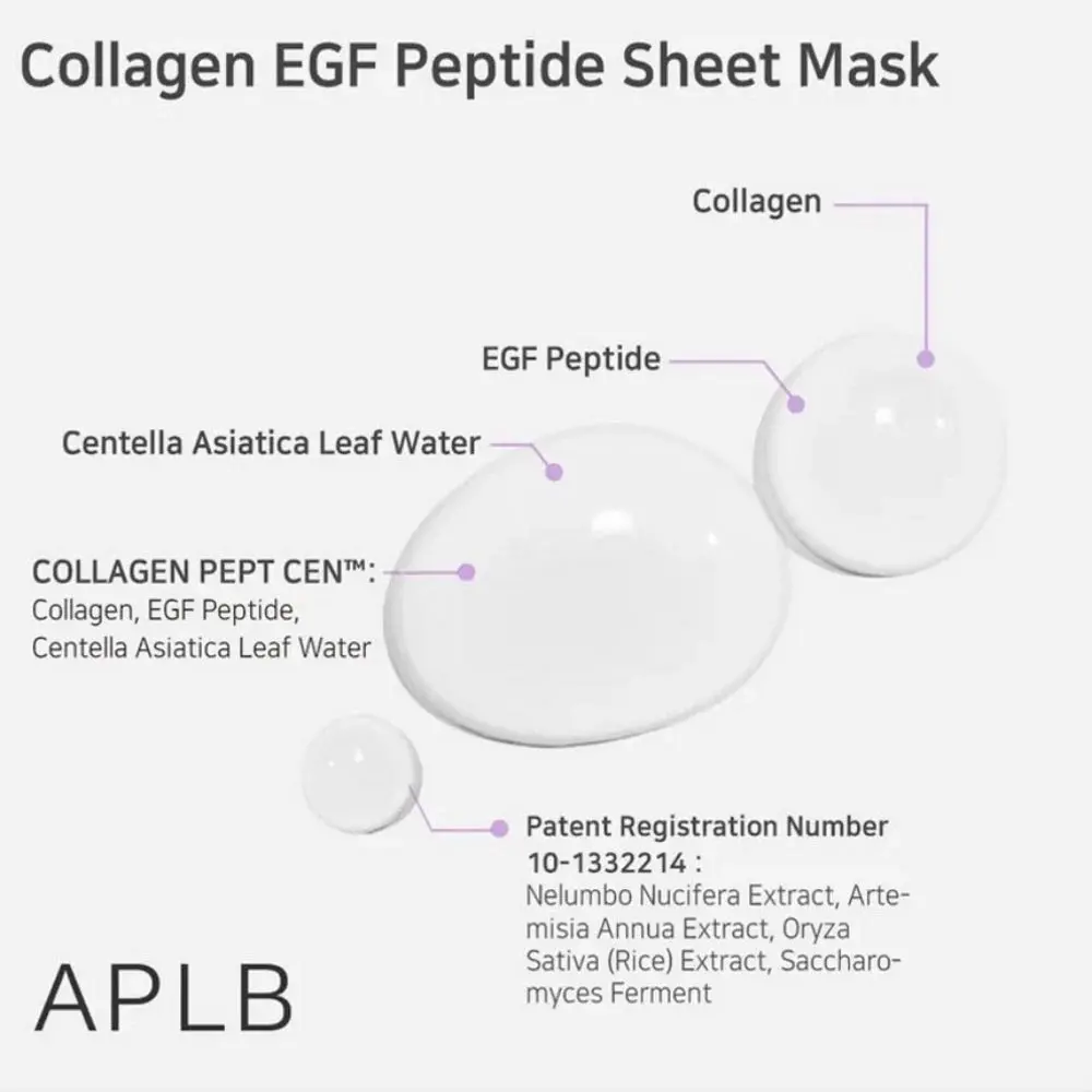 Collagen Egf Peptide Sheet Mask - Image 3