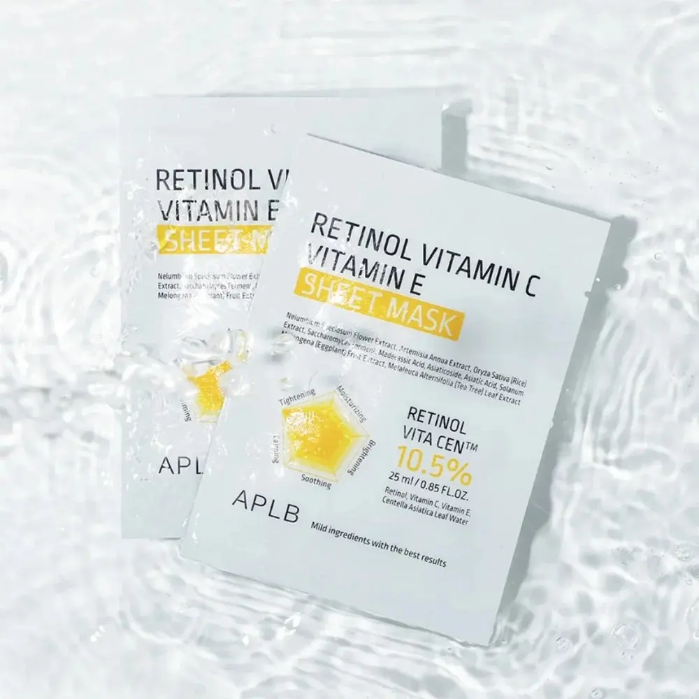 Retinol Vitamin C Vitamin E Sheet Mask - Image 2