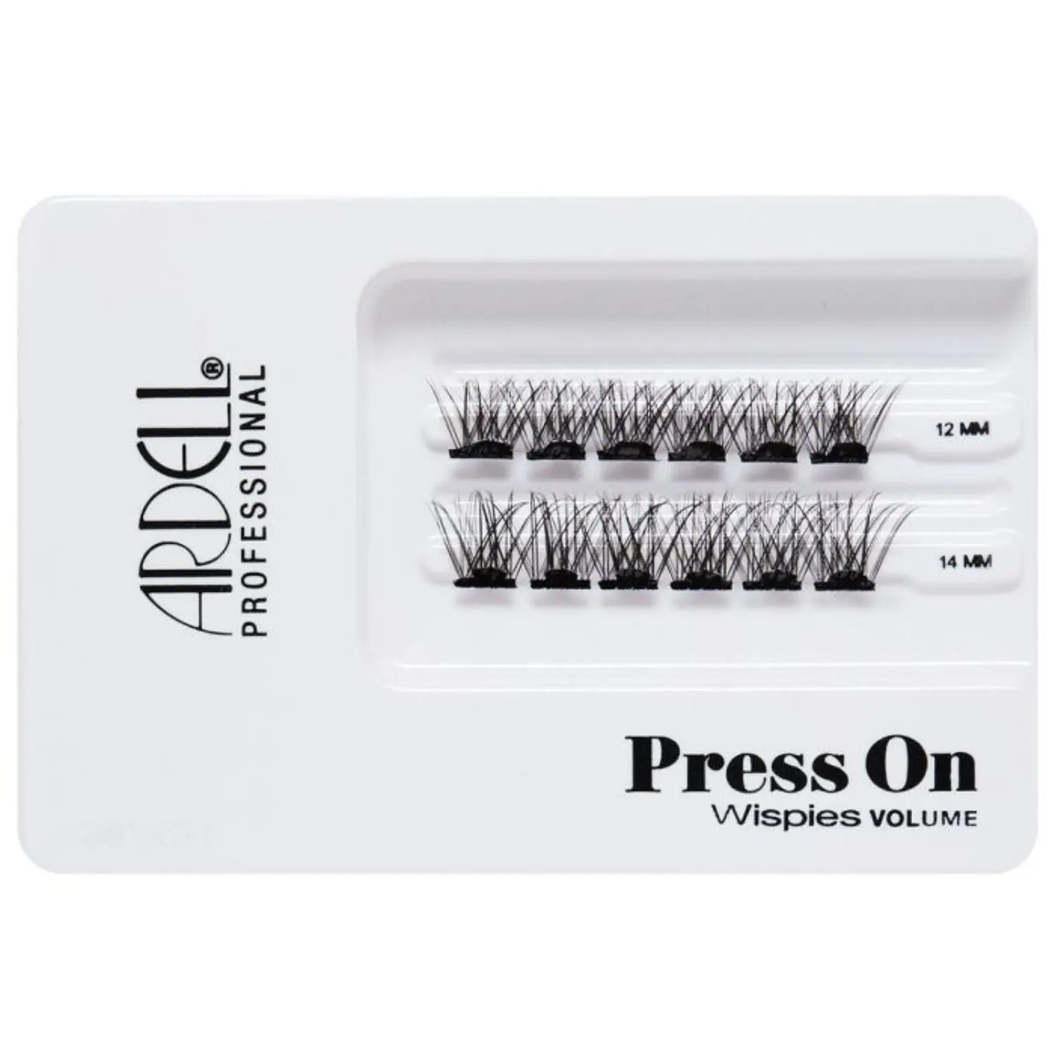Press On Pre-glued Underlash Extensions Wispies Natural Mini Set - Image 6