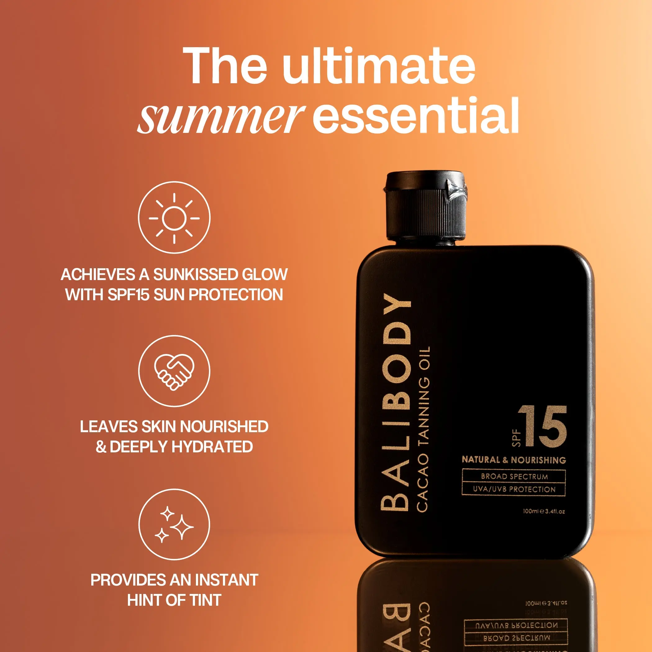 Cacao Tanning Oil SPF15 - Image 5