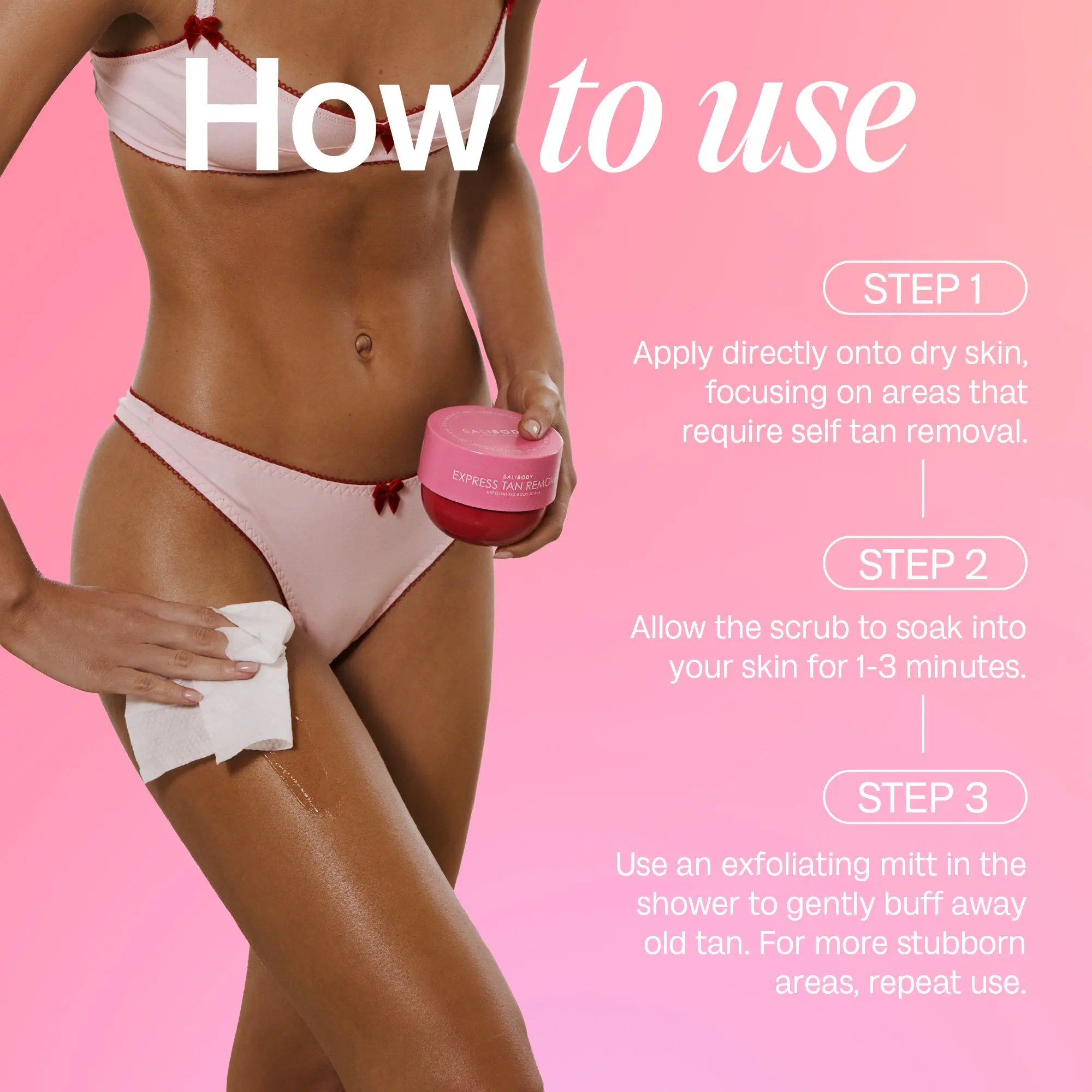 Express Self Tan Remover Scrub - Image 4