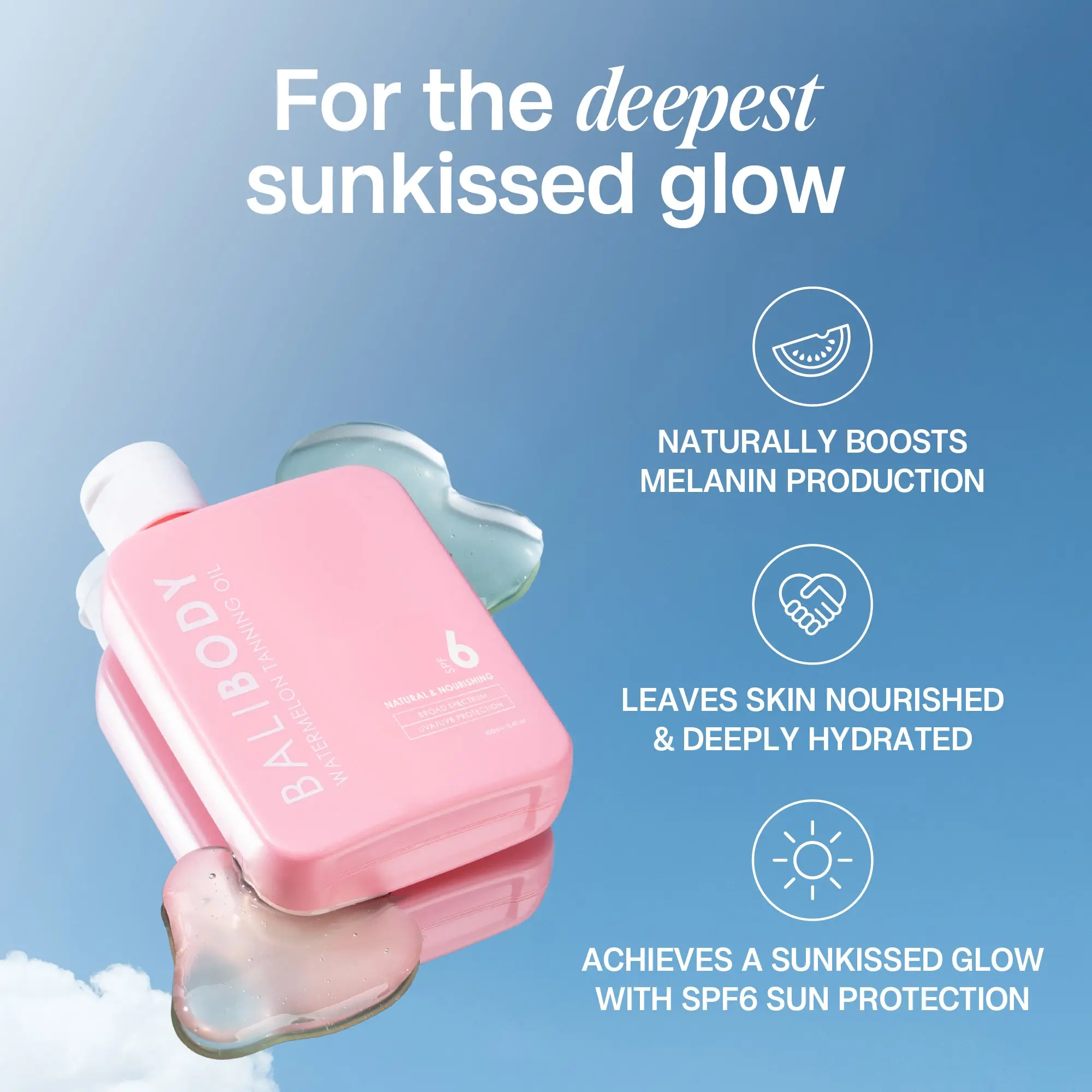 Watermelon Tanning Oil SPF6 - Image 3