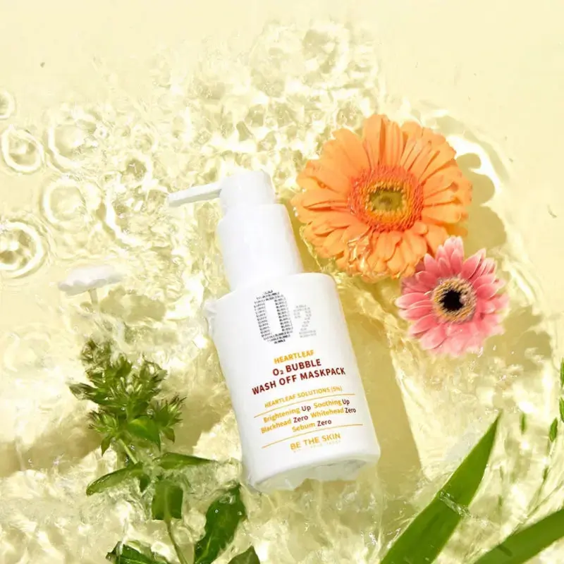 Be The Skin Heartleaf O2 Bubble Wash Off Maskpack - Image 3