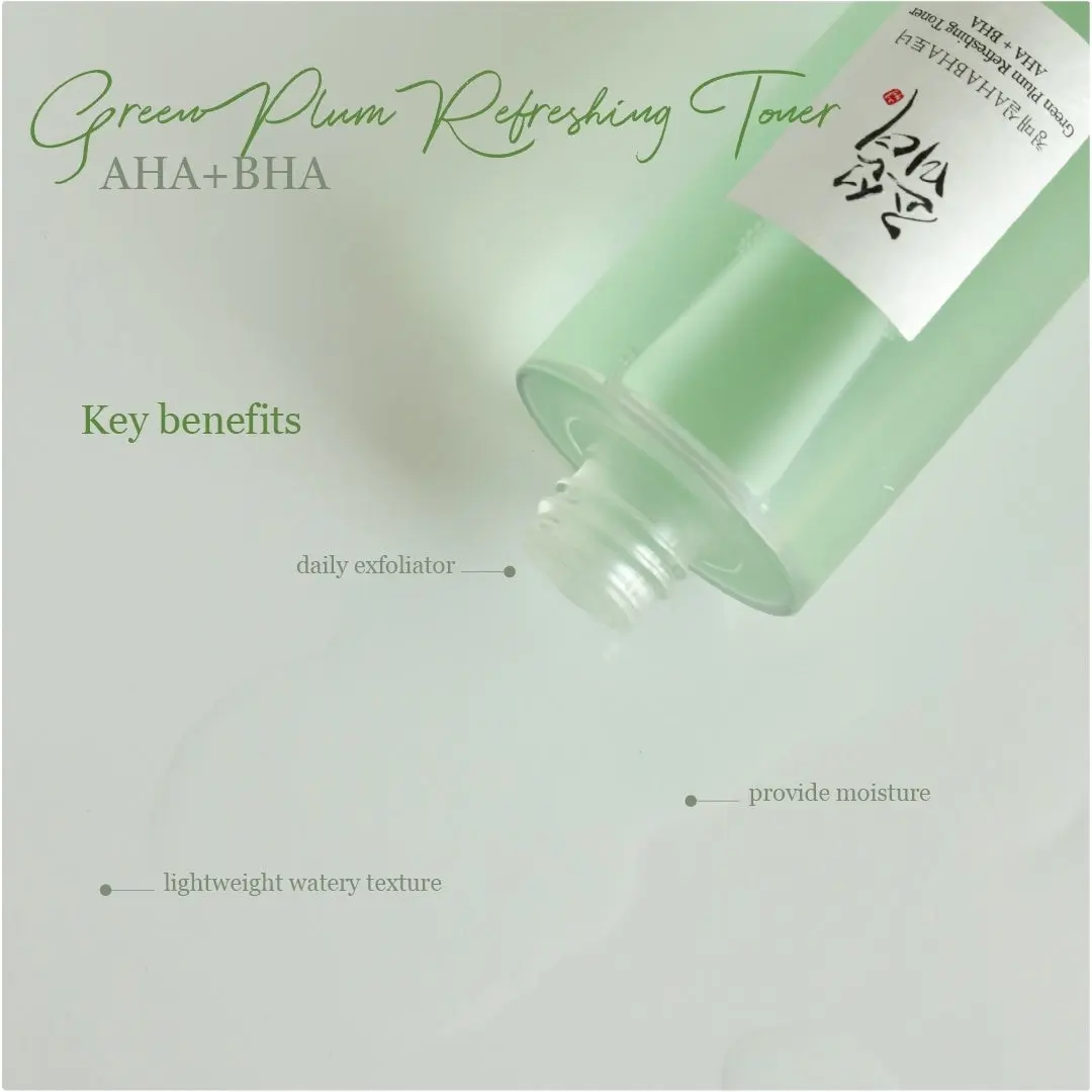 Green Plum Refreshing Toner: AHA + BHA - Image 2