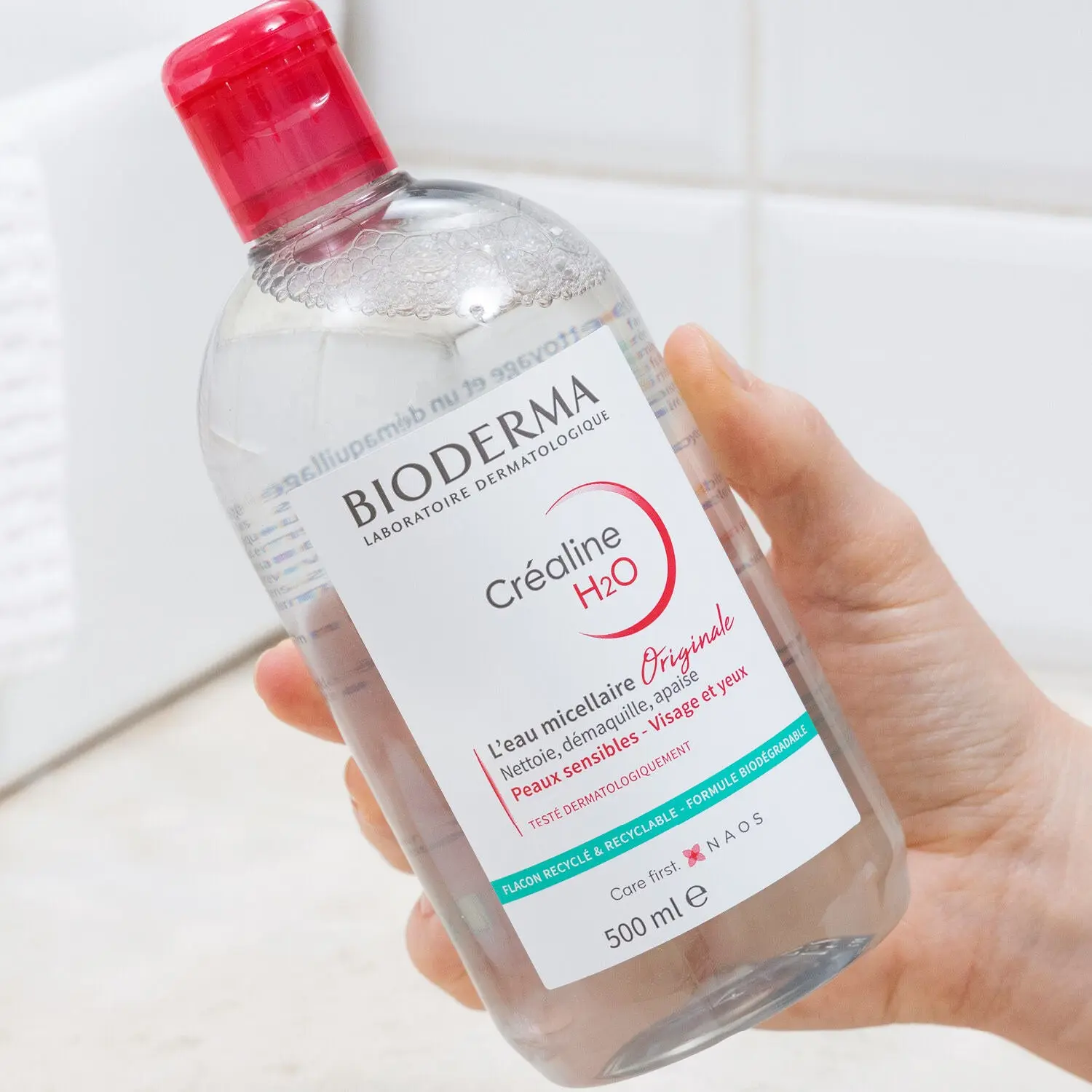 Craline H2O Micellar Water For Sensitive Skin 500 ml. - Image 2
