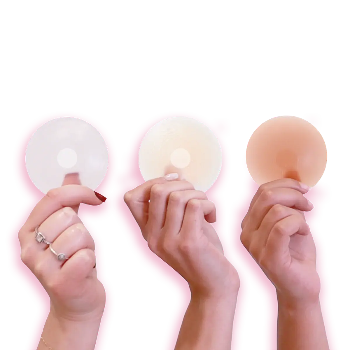 Silicone Nipple Covers Clear - Image 3