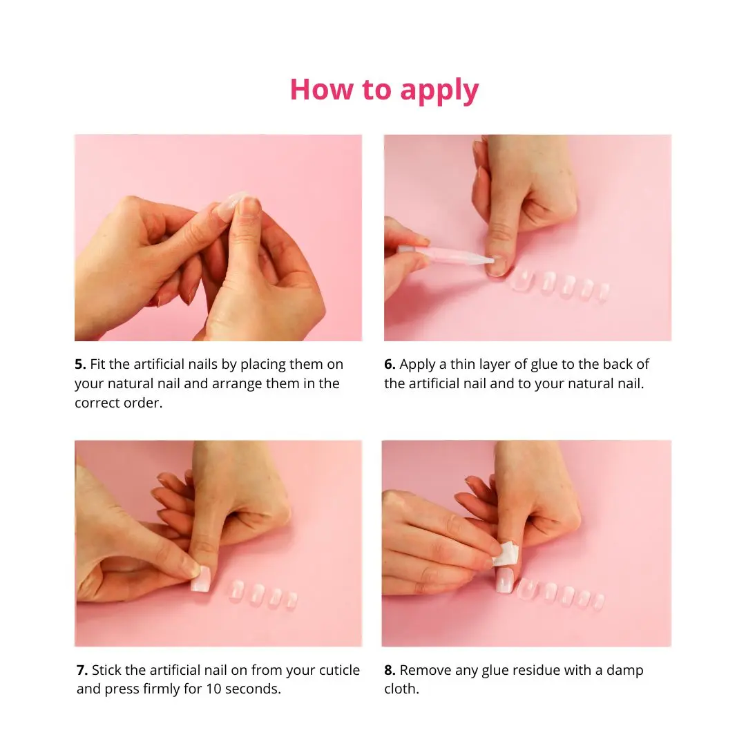 24 pcs Press On Nails Dripping Gold - Image 7
