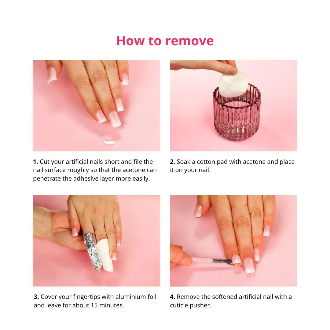 24 pcs Press On Nails Glazed Donut - Image 8