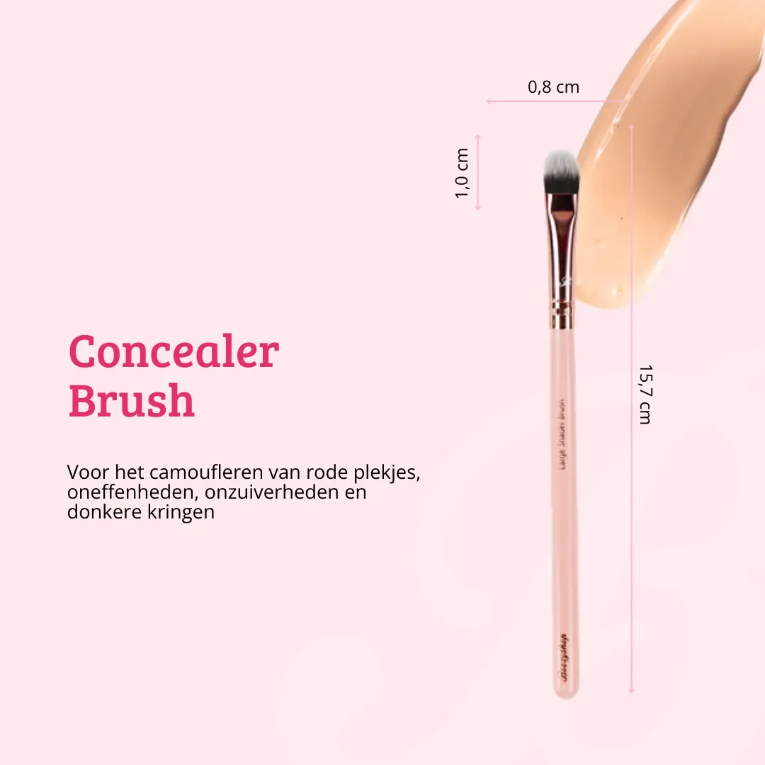 Pink & Rose Gold Concealer Brush - Image 7