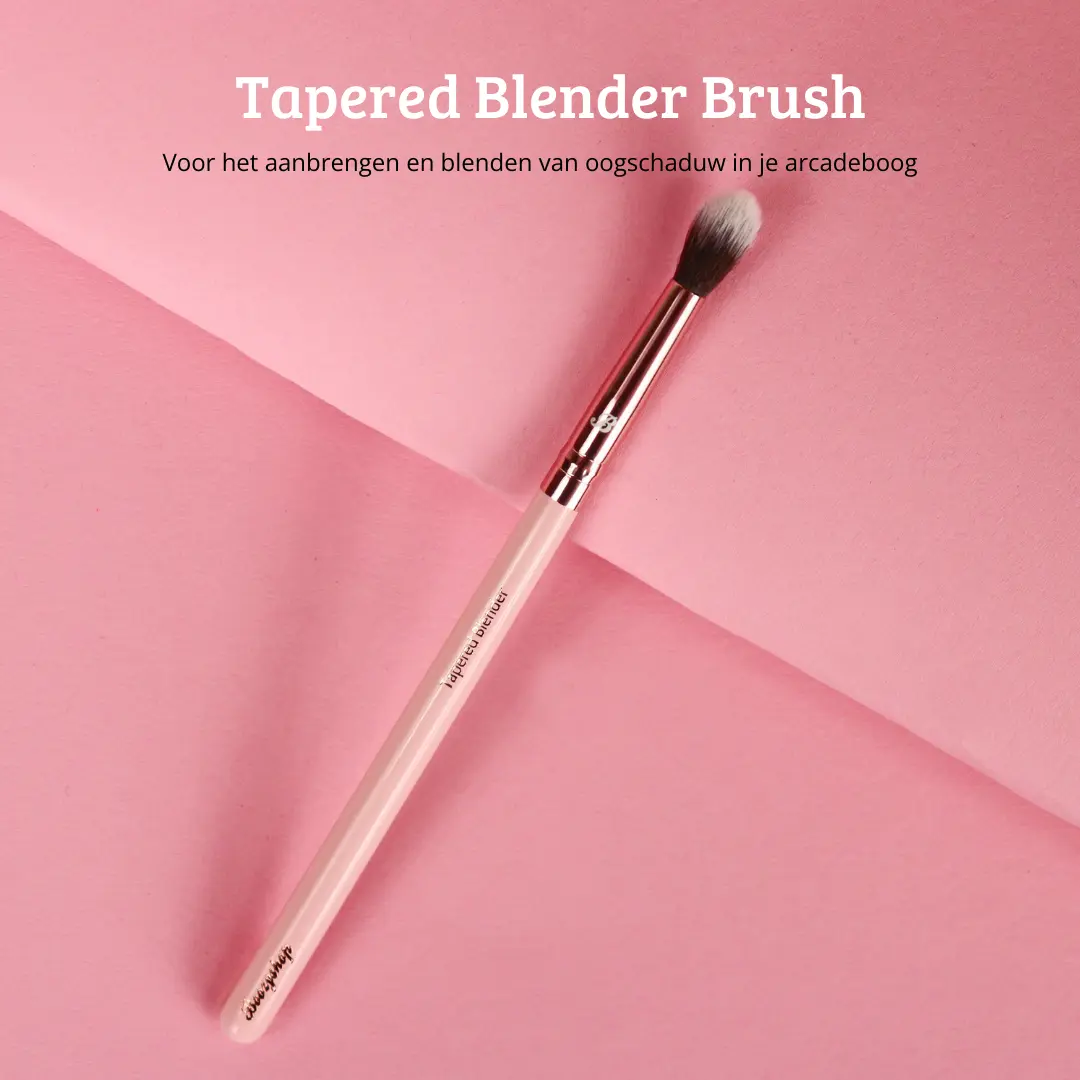 Pink & Rose Gold Tapered Blender Brush - Image 2