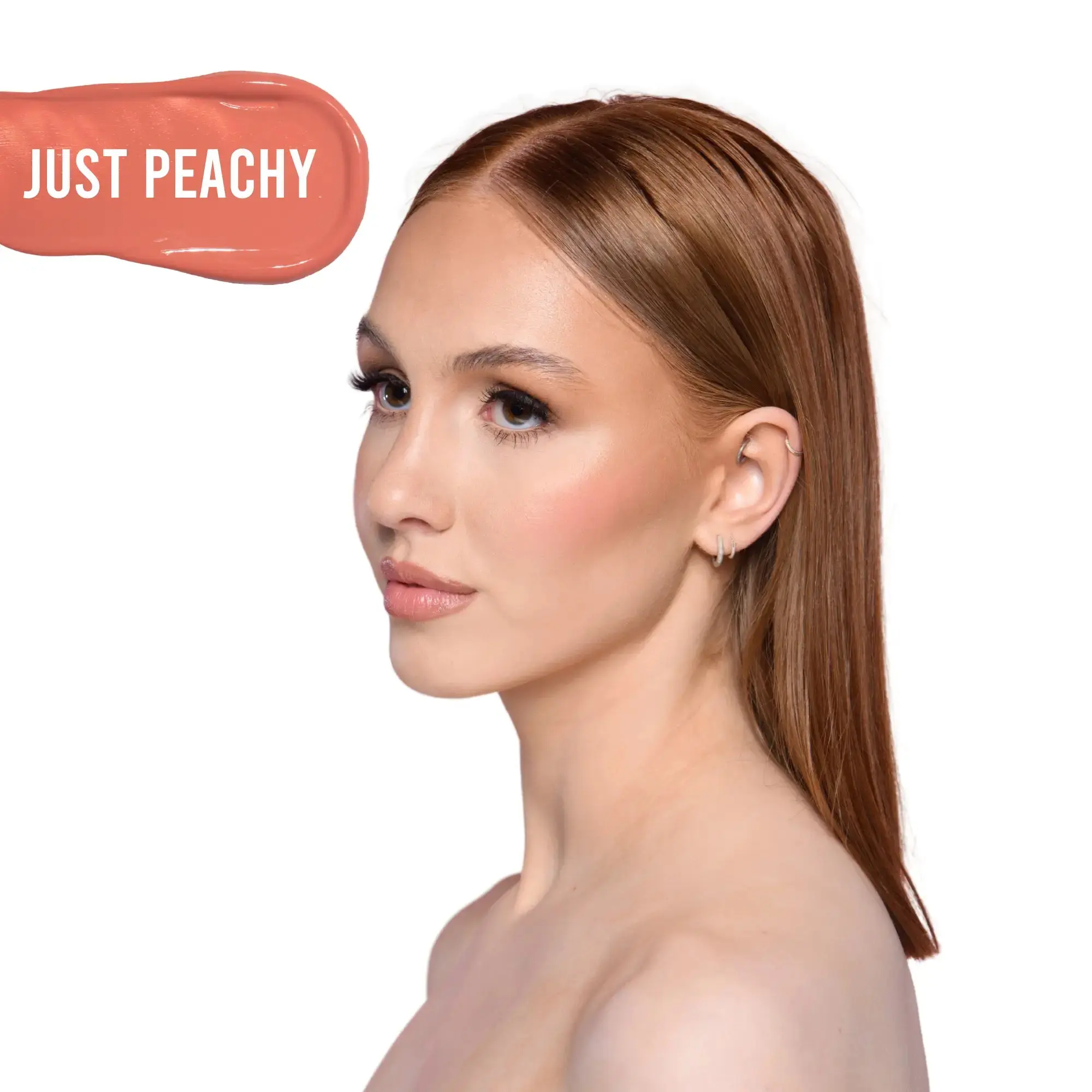 The Cheek Matte Liquid Blush Just Peachy - Image 3