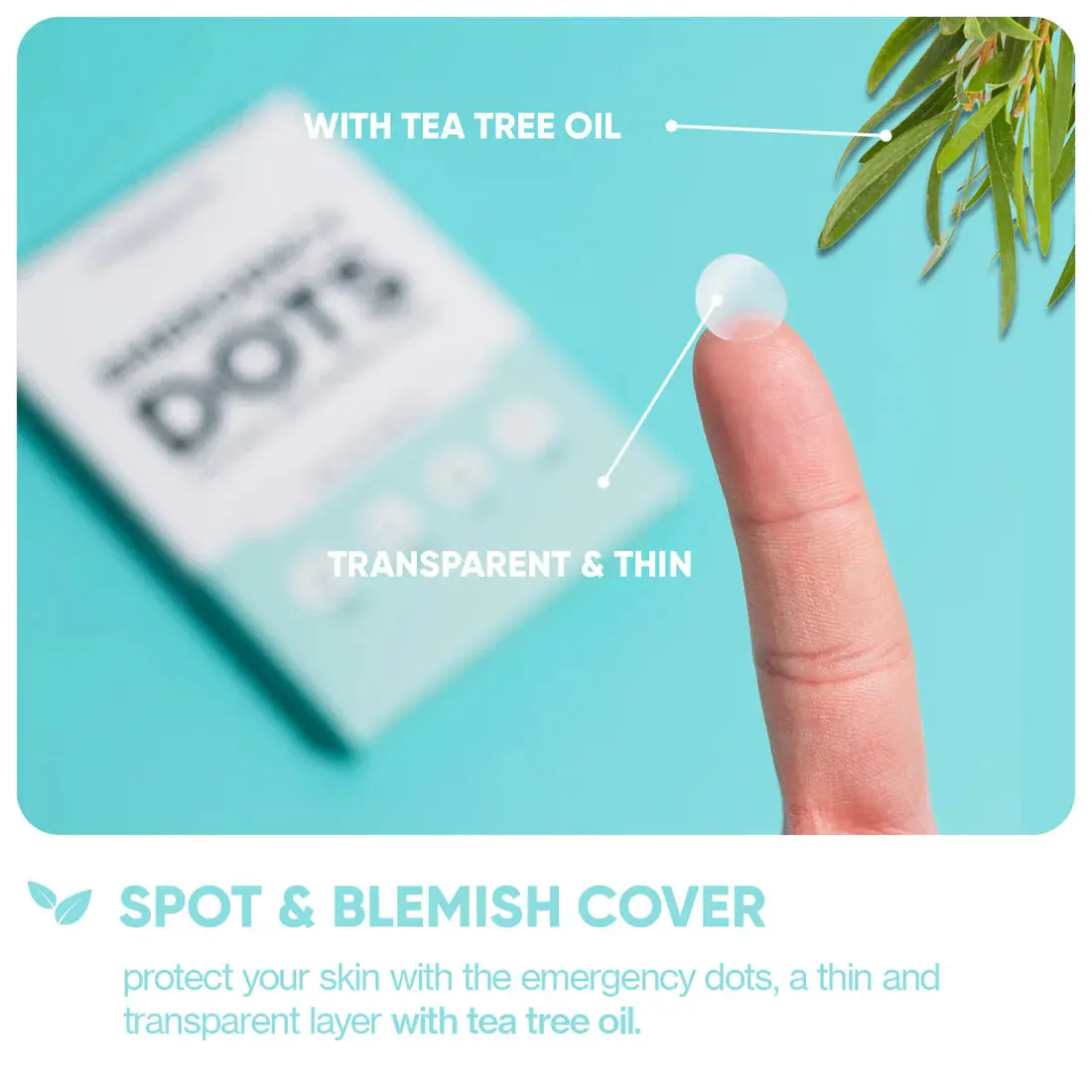 Emergency Dots For Spots and Blemishes Tea Tree Oil - Image 6