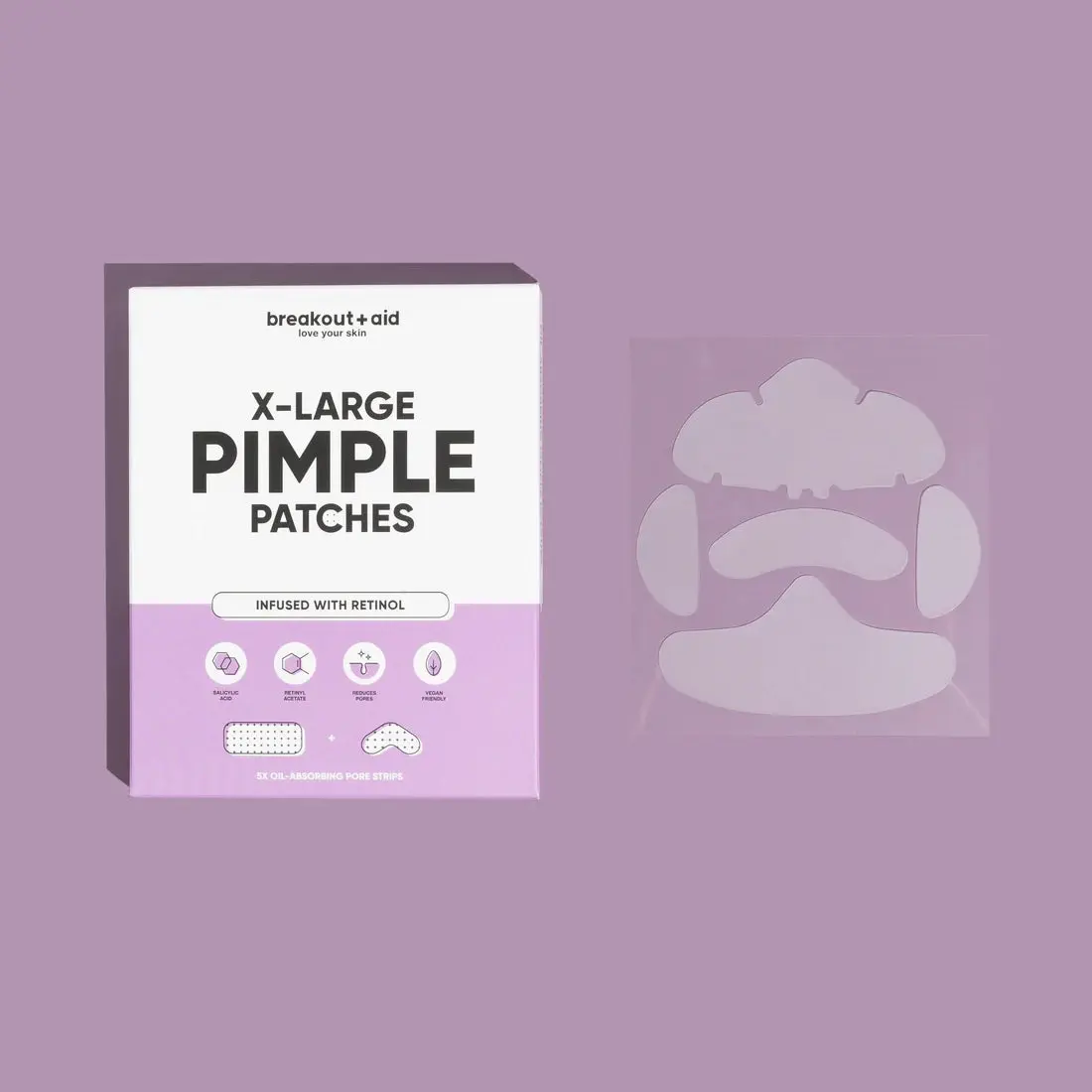 X-Large Pimple Patches Retinol and Salicylic Acid - Image 5
