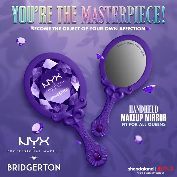 x Bridgerton Royal Reflections Makeup Mirror - Image 4