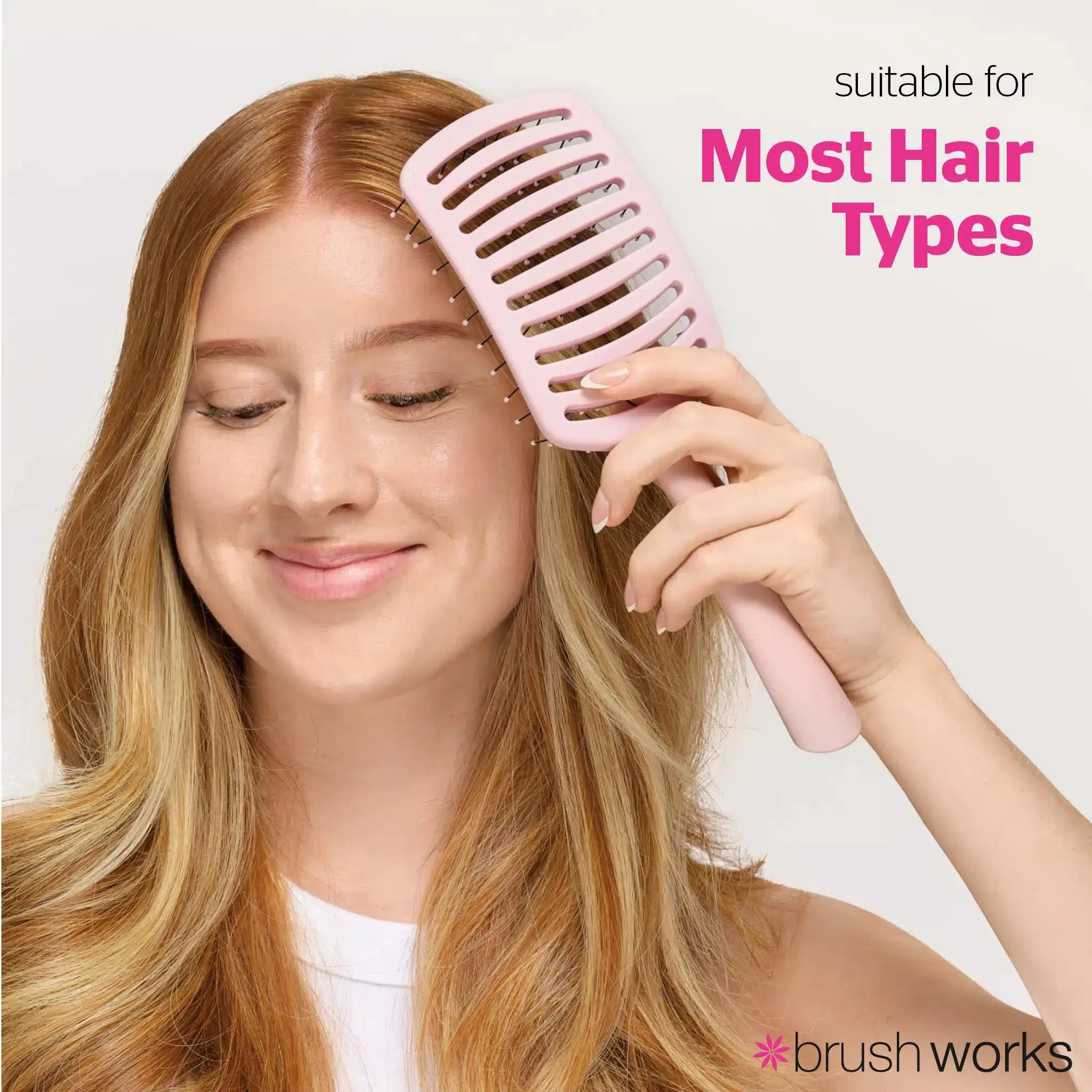 Curved Vent Hair Brush - Image 4