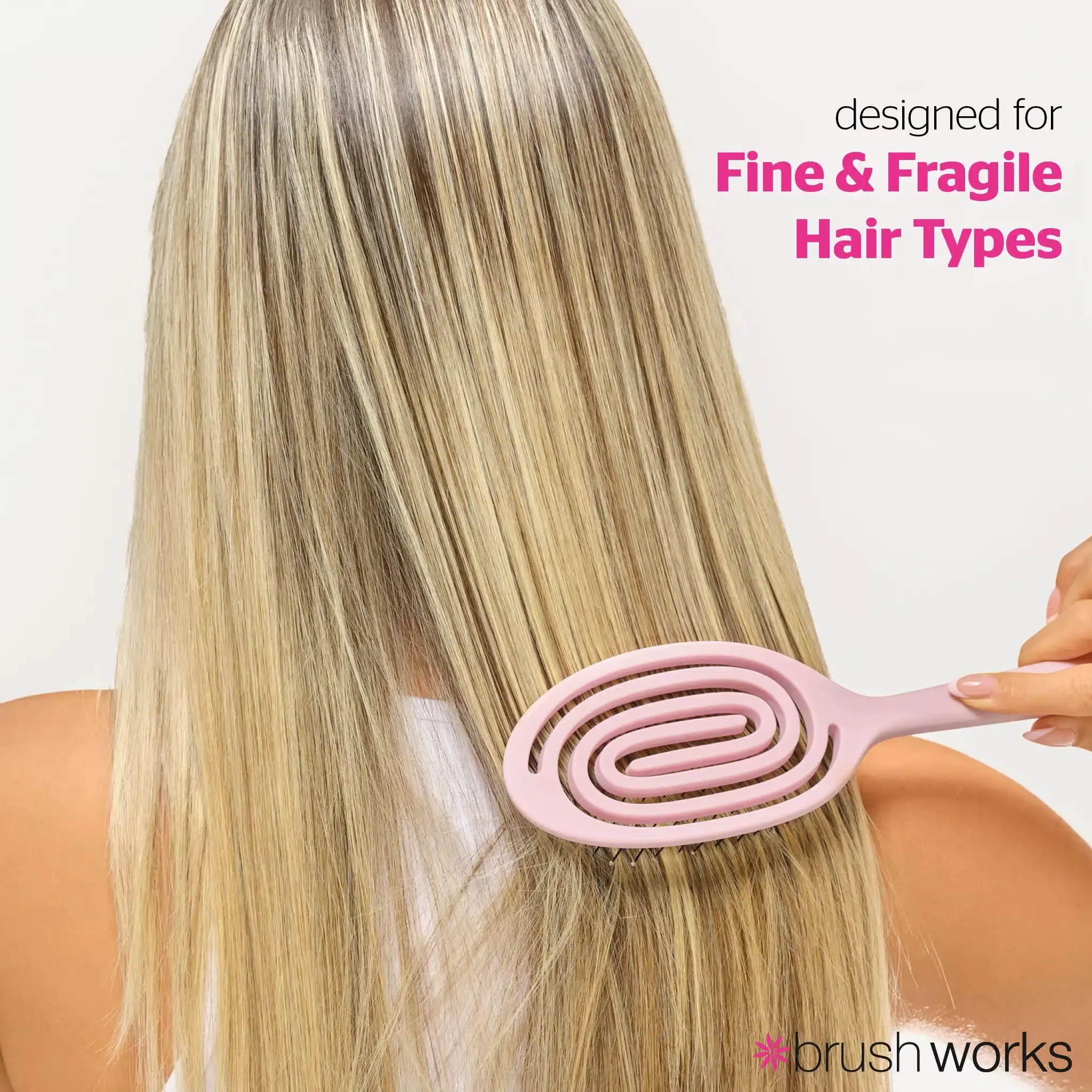 Flexi Oval Detangling Hair Brush - Image 3