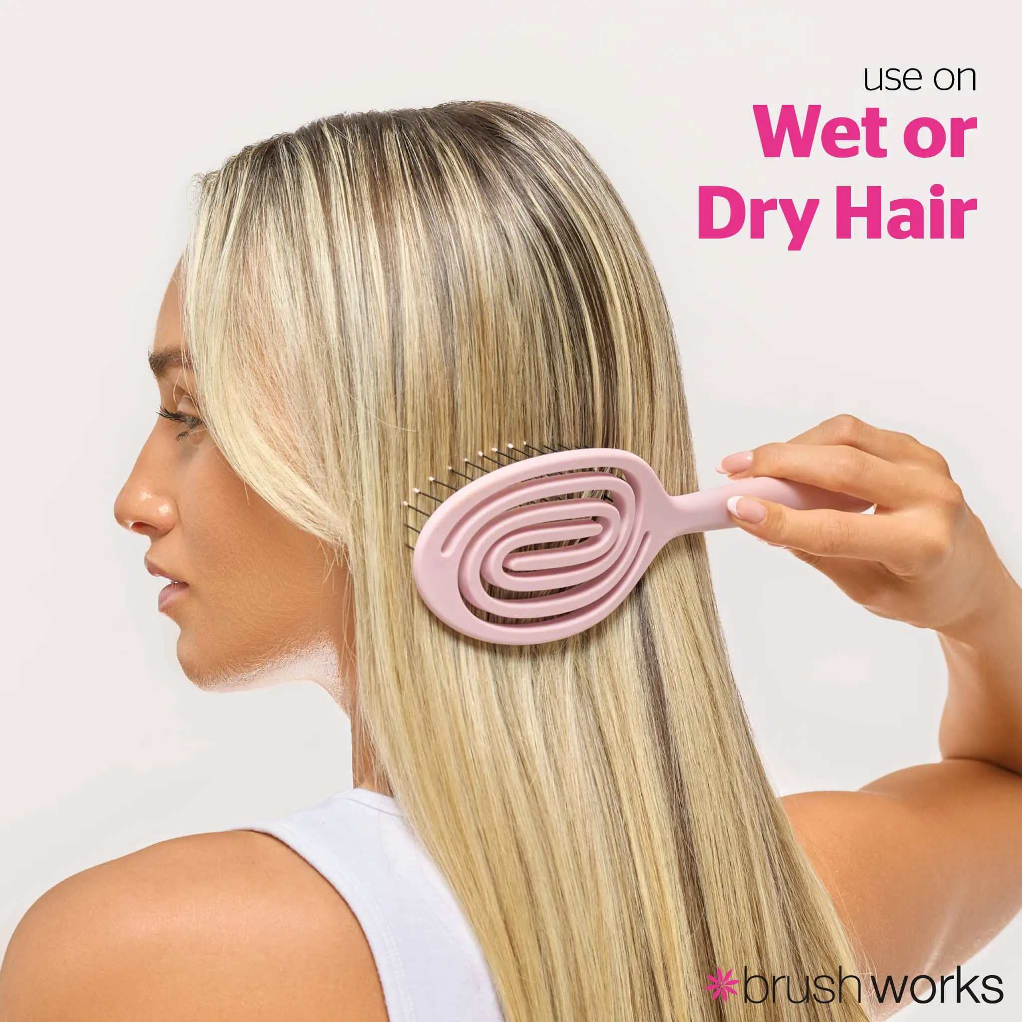 Flexi Oval Detangling Hair Brush - Image 4