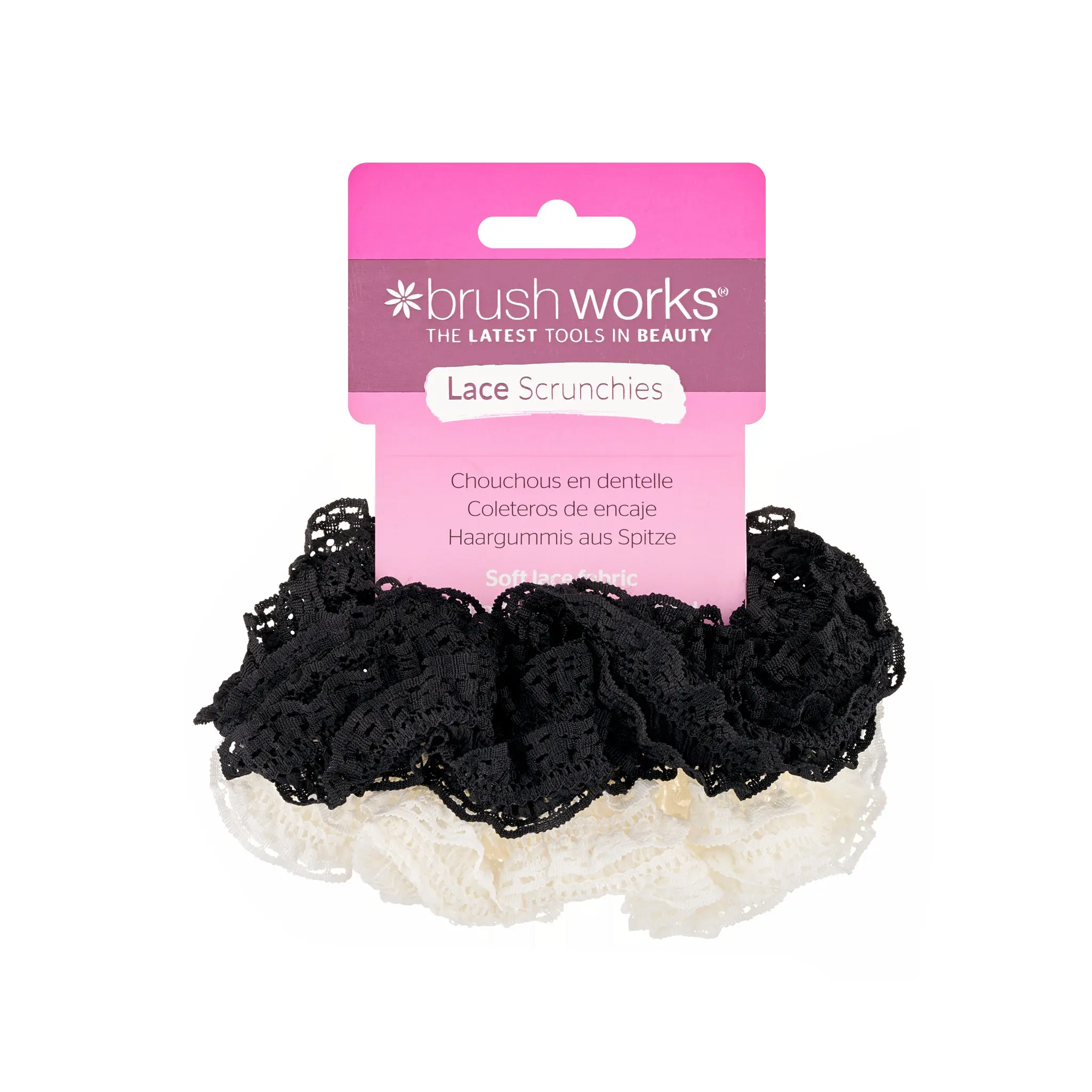 Lace Scrunchies Black & White - Image 7