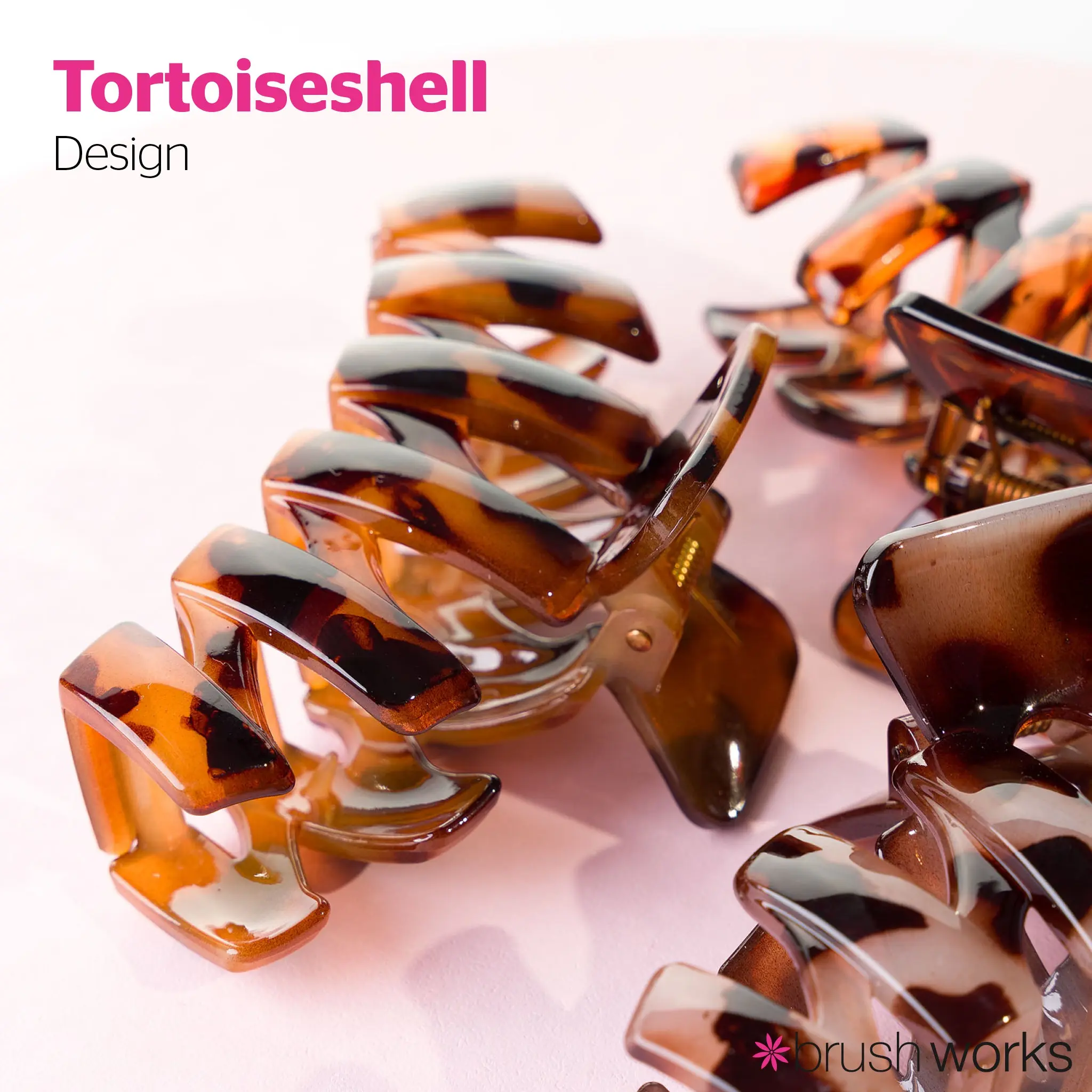Tortoiseshell Claw Clips 3 Pack - Image 3
