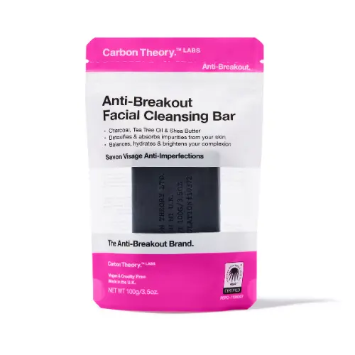 Charcoal & Tea Tree Oil Breakout Control Facial Cleansing Bar - Image 3