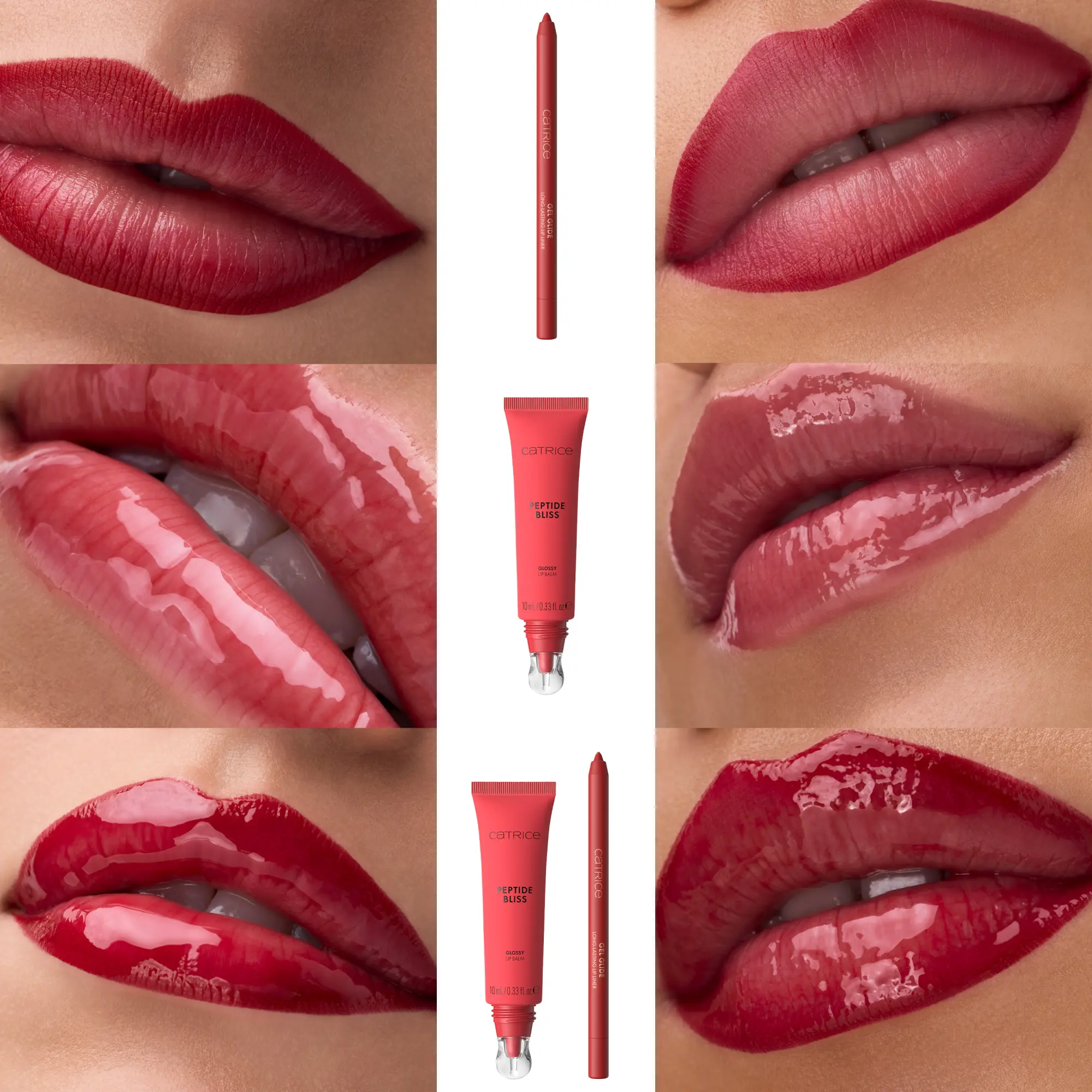 Gel Glide Long-Lasting Lip Liner 030 Left On Red - Image 8