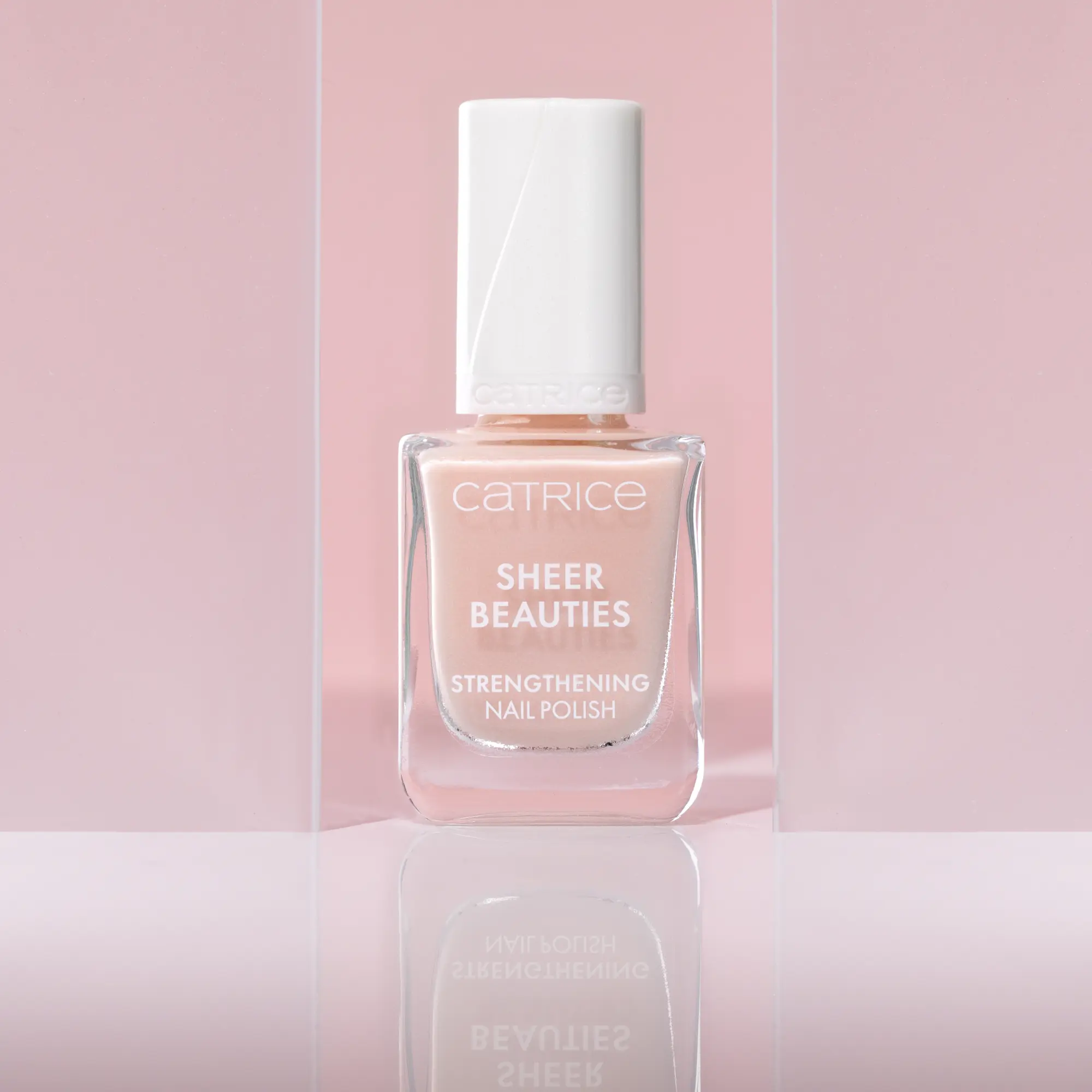 Sheer Beauties Strengthening Nail Polish 020 Roses Are Rosy - Image 5