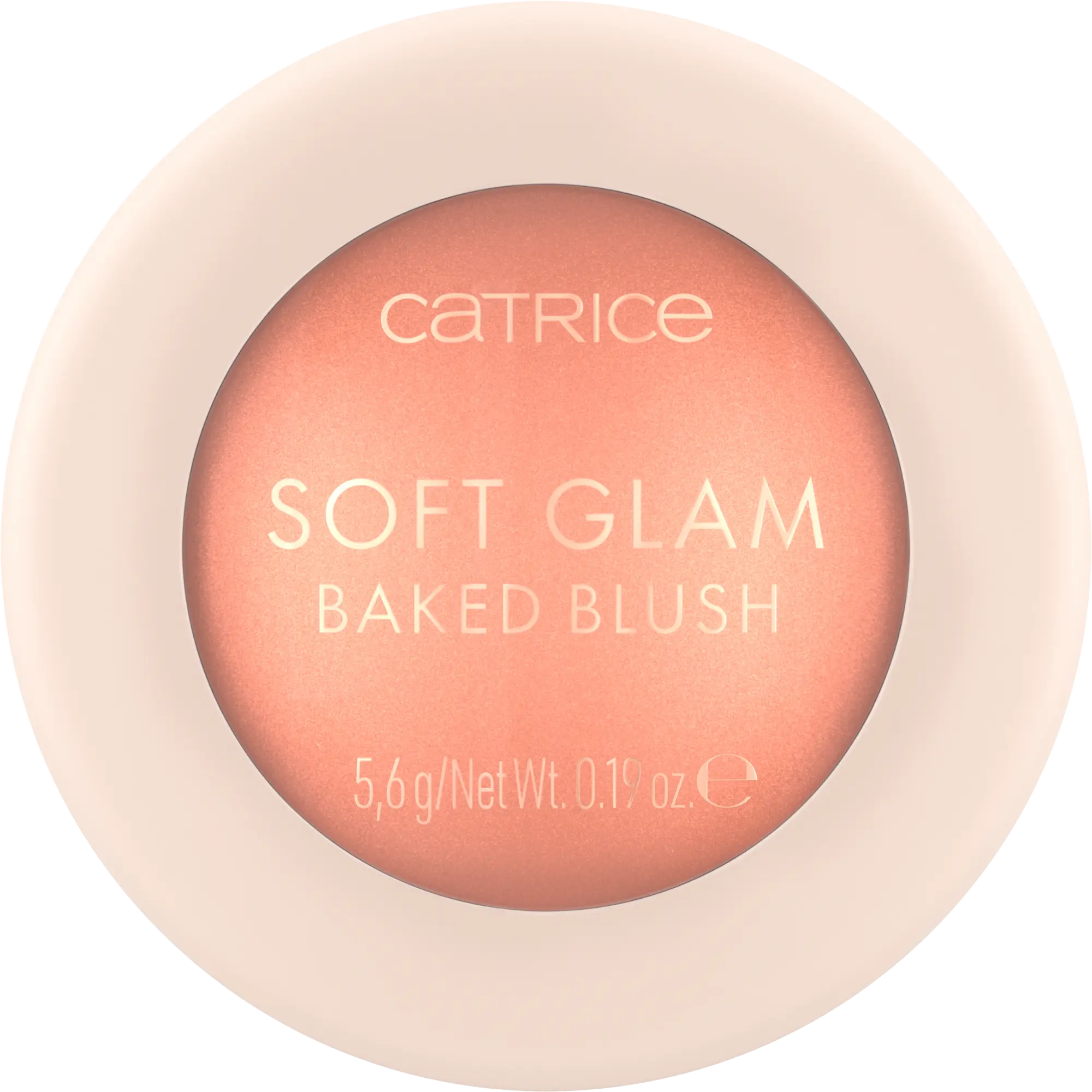 Soft Glam Baked Blush 020 Peachy Breeze - Image 4