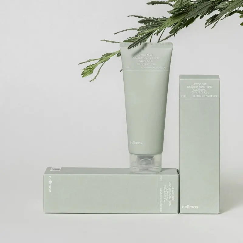 Ji Woo Gae Cica BHA Acne Foam Cleansing - Image 2