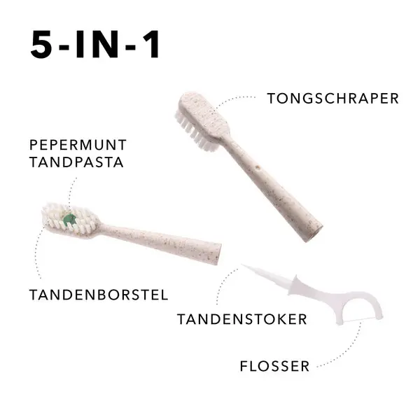 5-in-1 Tooth Brush Clean & Fresh Peppermint - Image 2