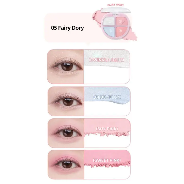 Tintin Dory Eyeshadow Palette 05 Fairy Dory - Image 2