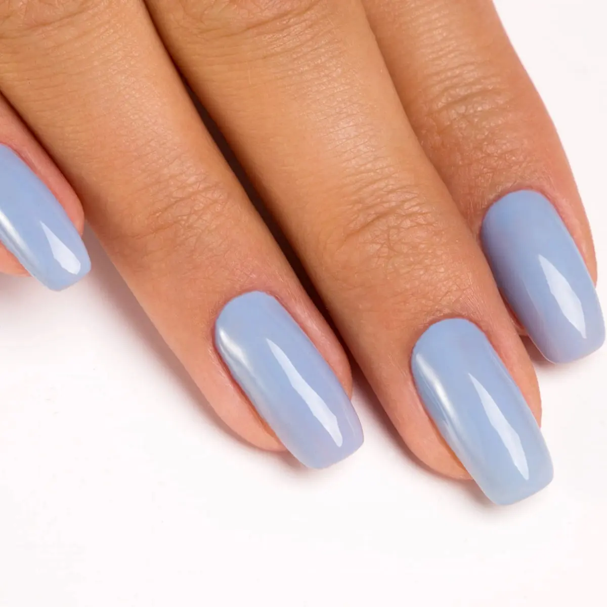 Hypoallergenic Hybrid UV/LED Gel Polish Blue Splendor PST19 - Image 2