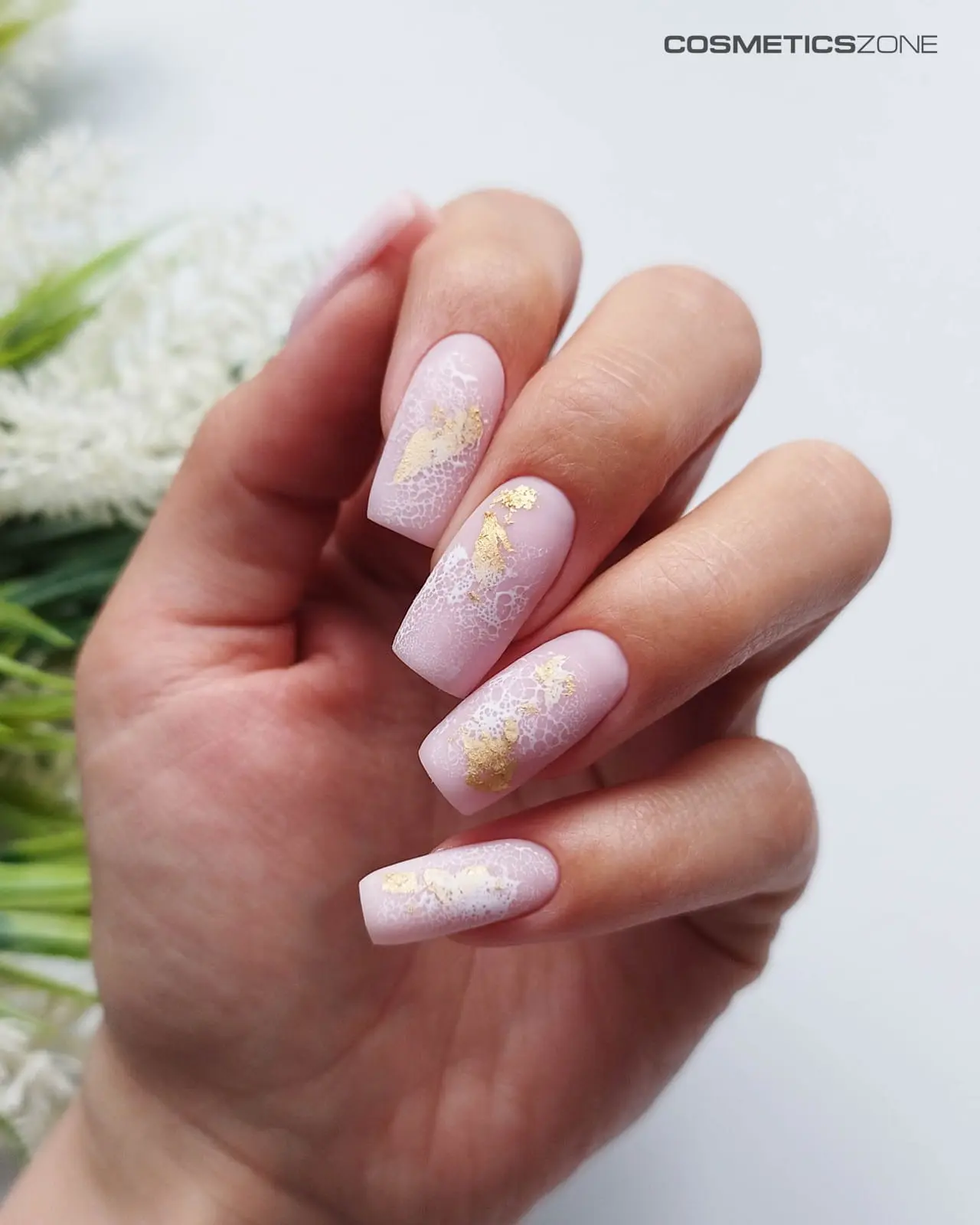 Hypoallergenic Hybrid UV/LED Gel Polish French Style PST49 - Image 2