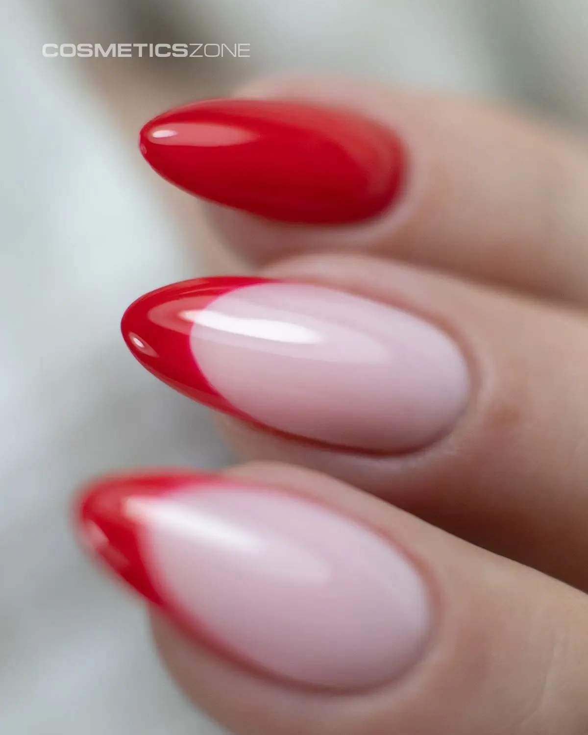 Hypoallergenic Hybrid UV/LED Gel Polish Traffic Red 178 - Image 2