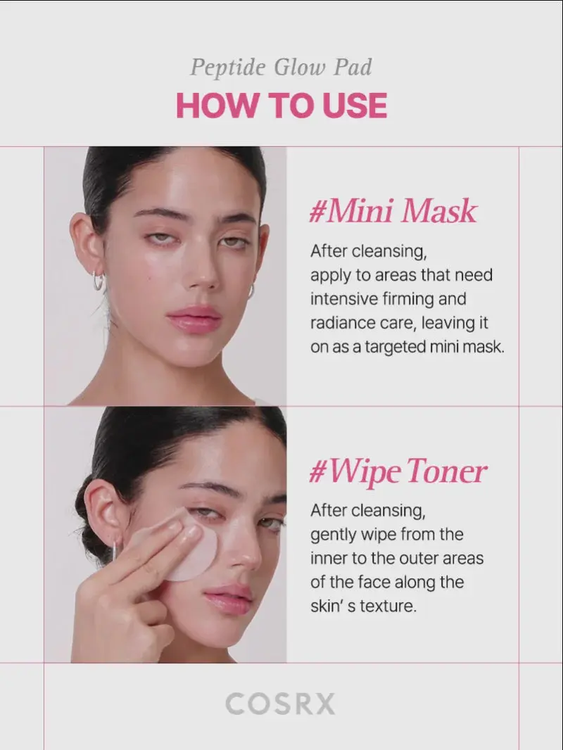 One Step Original Peptide Collagen Lifting Glow Pad - Image 4