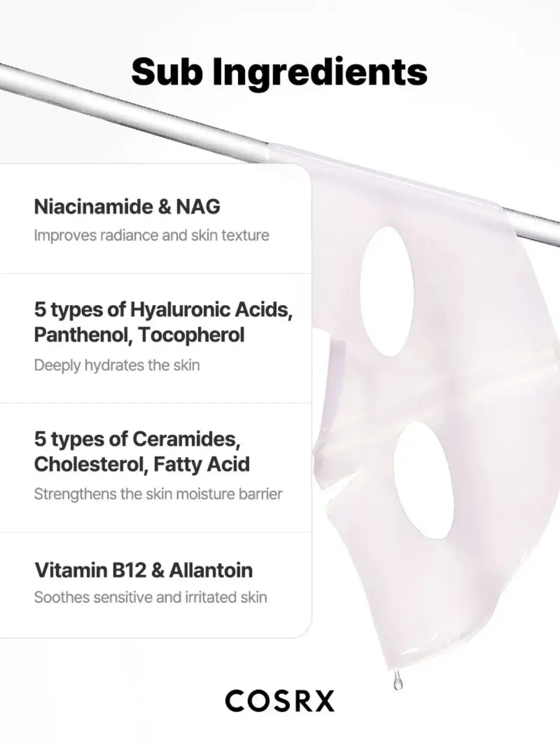 Peptide Collagen Glow Hydrogel Mask 3-Pack - Image 2