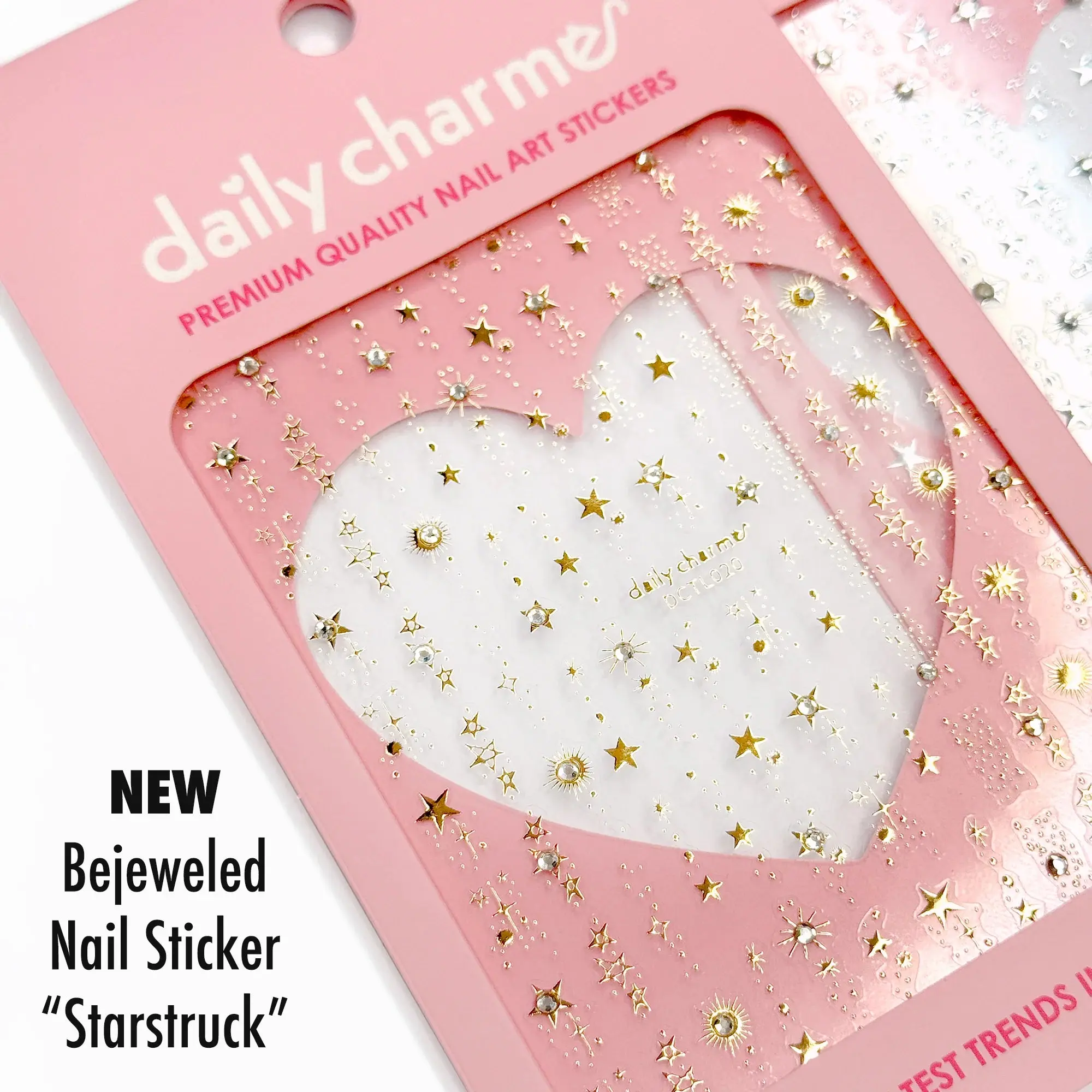 Bejeweled Nail Art Sticker Starstruck Gold - Image 3