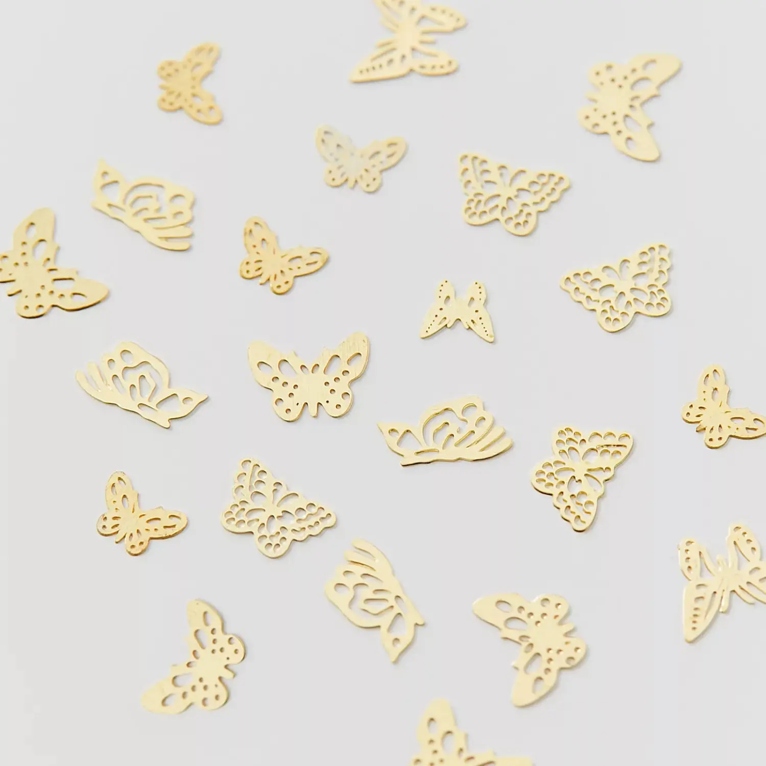 Delicate Butterfly Stud Gold - Image 2