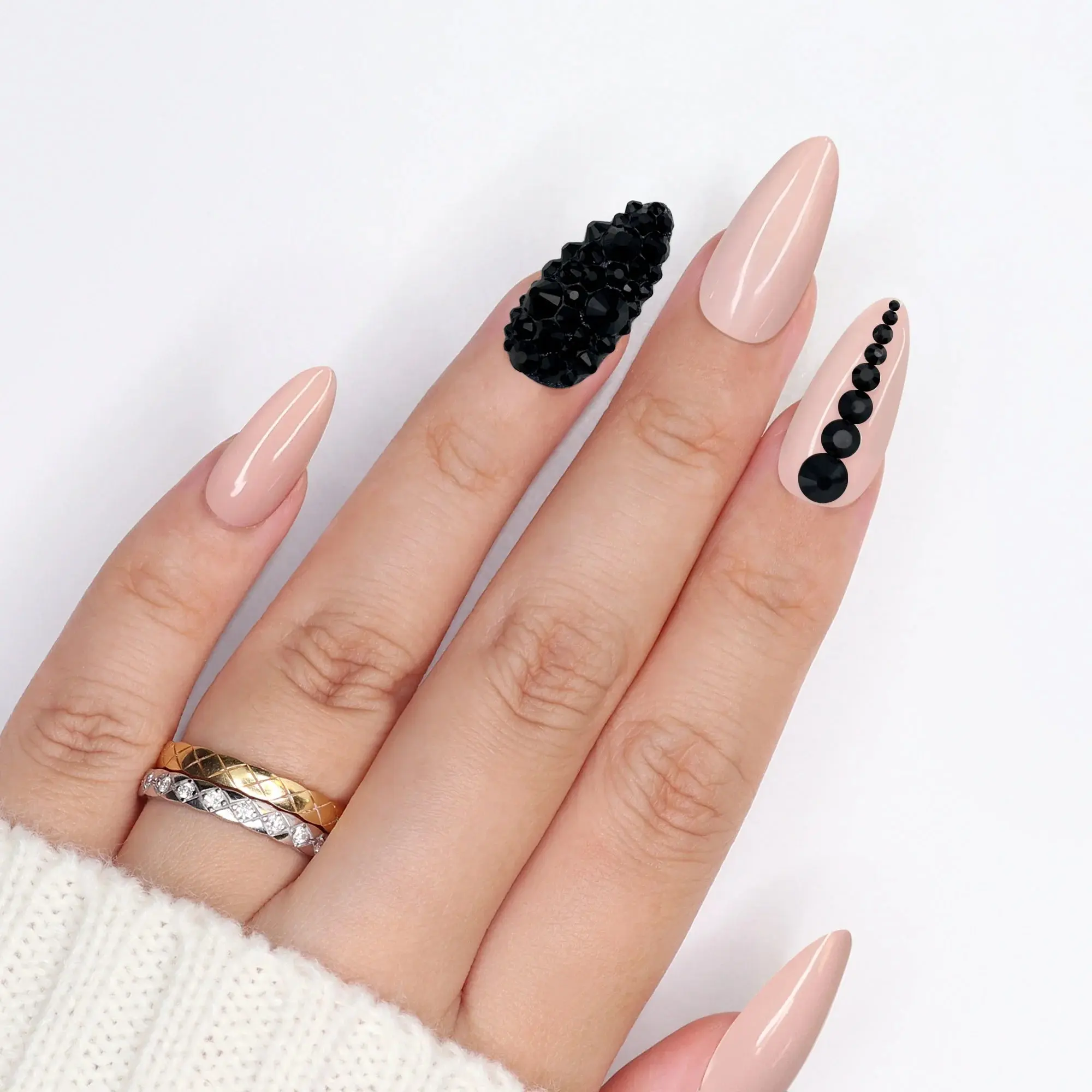 Twinkle Twinkle Rhinestone Jet Black - Image 2