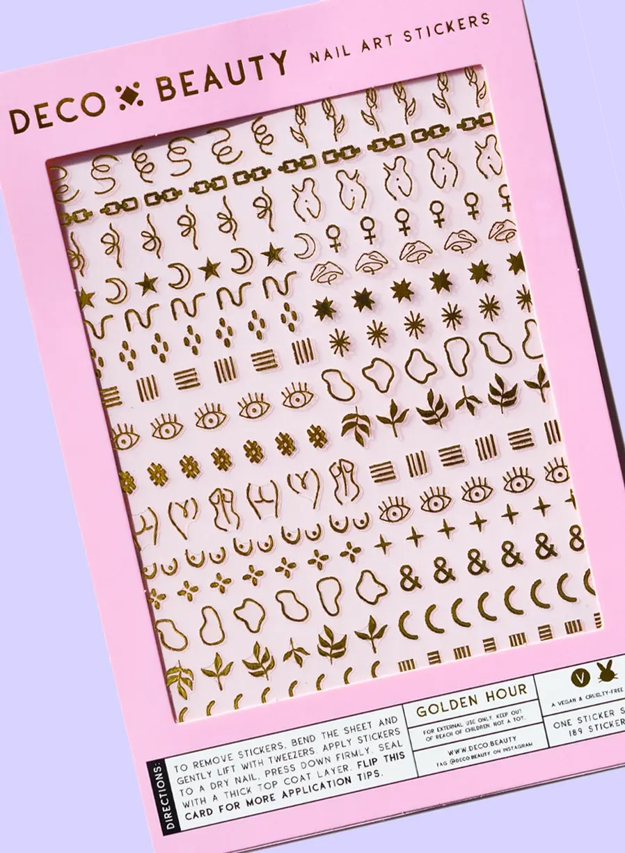Nail Art Stickers Golden Hour - Image 4