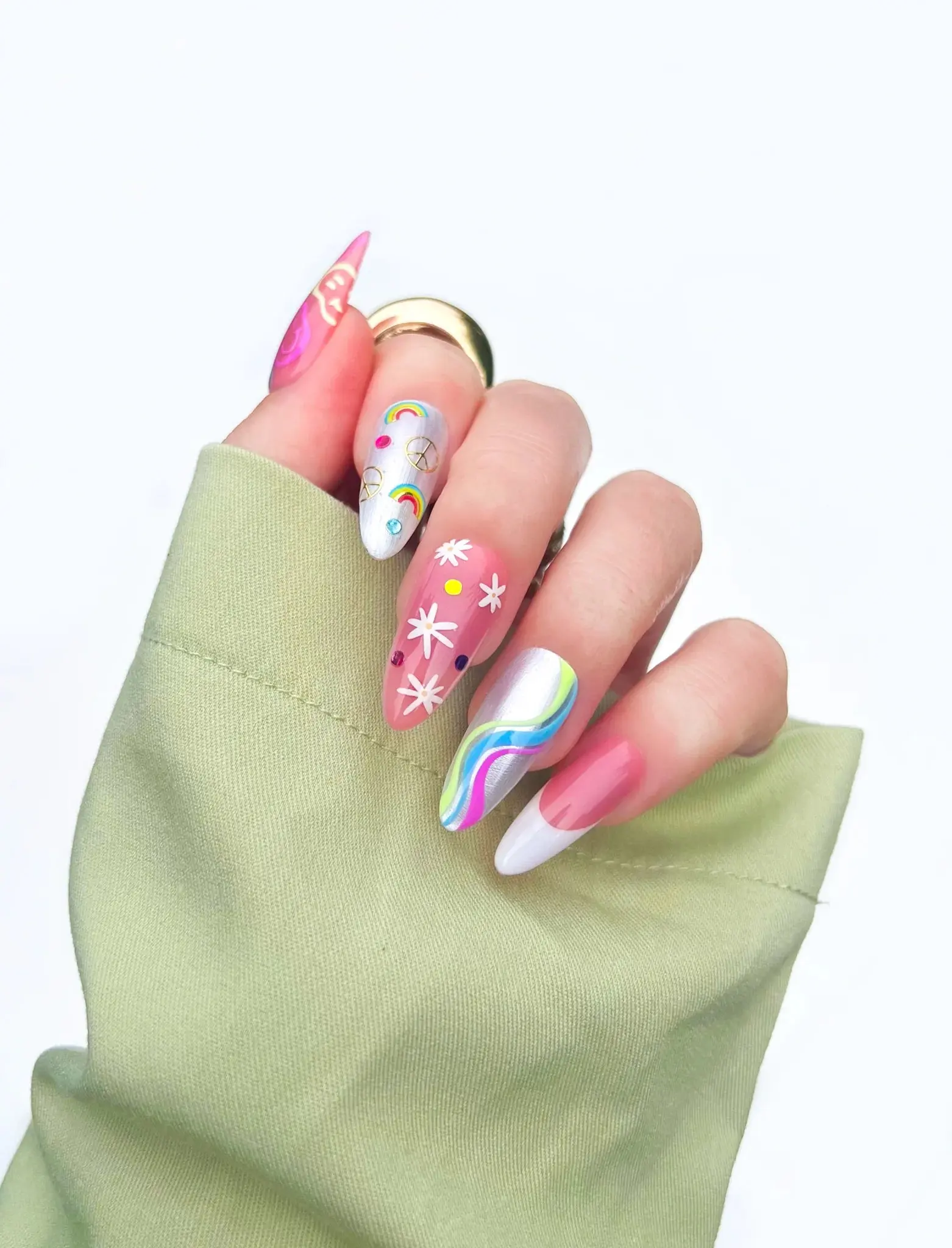 Nail Art Stickers Stay Groovy - Image 2