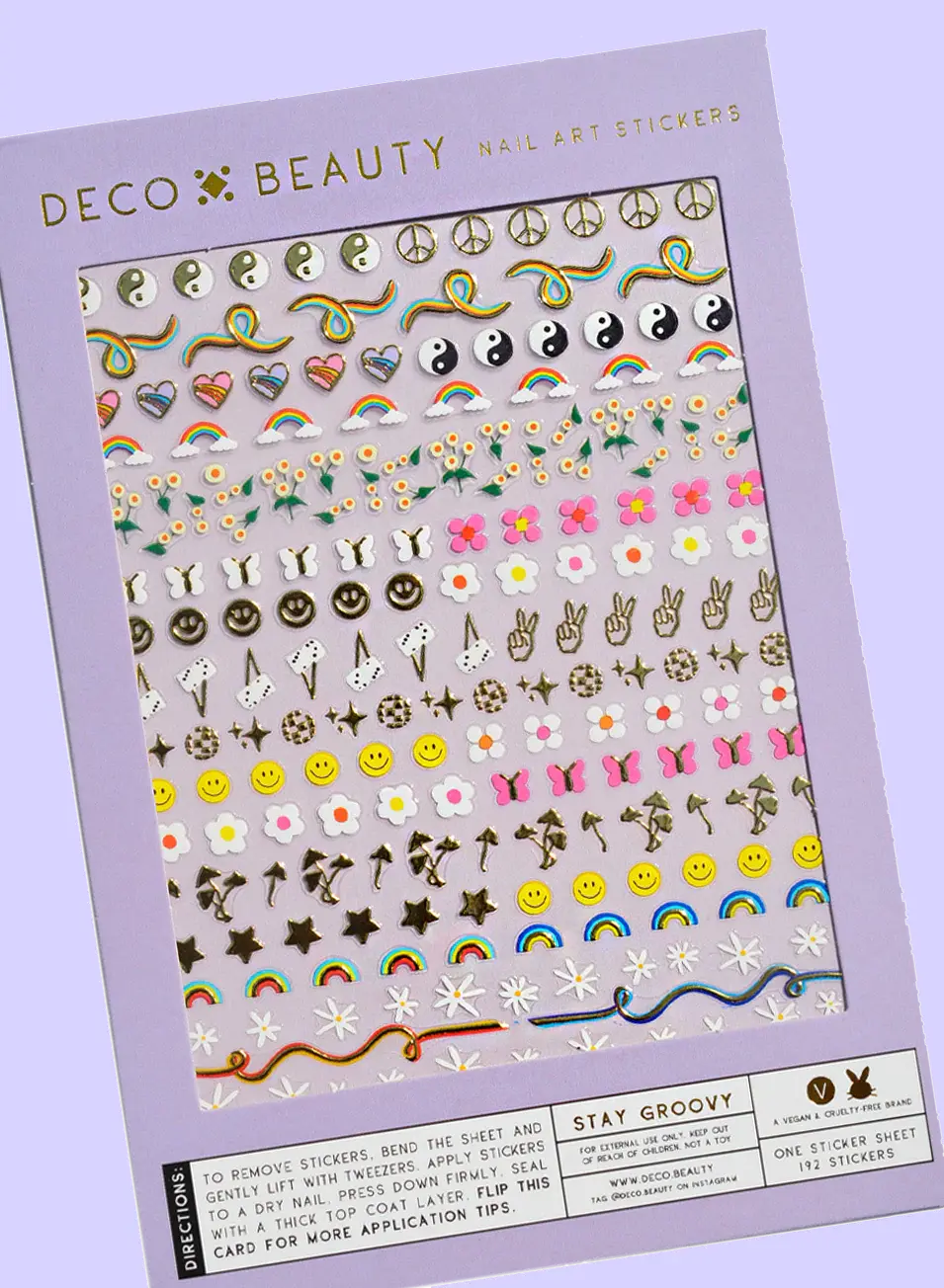 Nail Art Stickers Stay Groovy - Image 3
