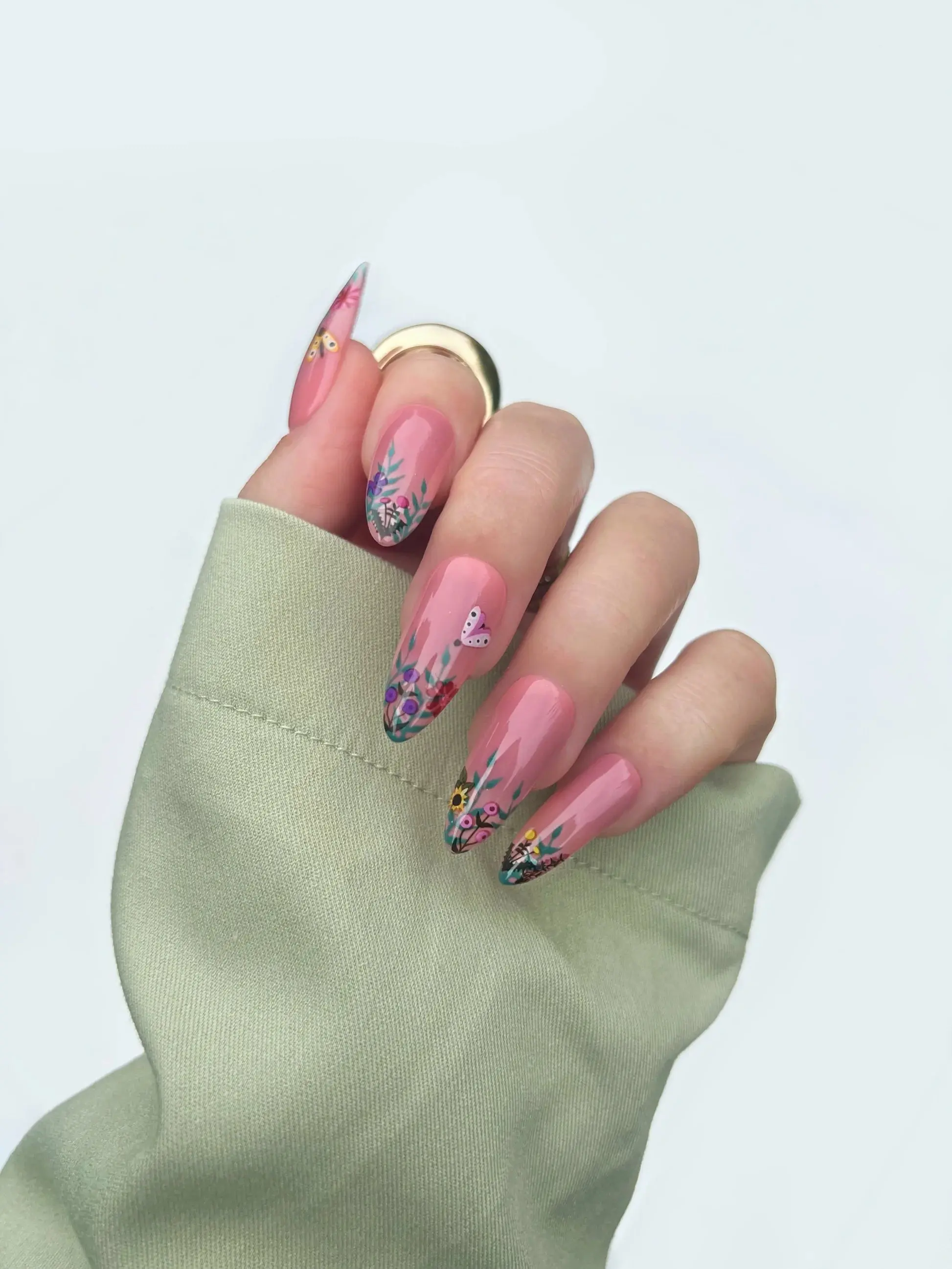 Nail Art Stickers Wildflower - Image 2