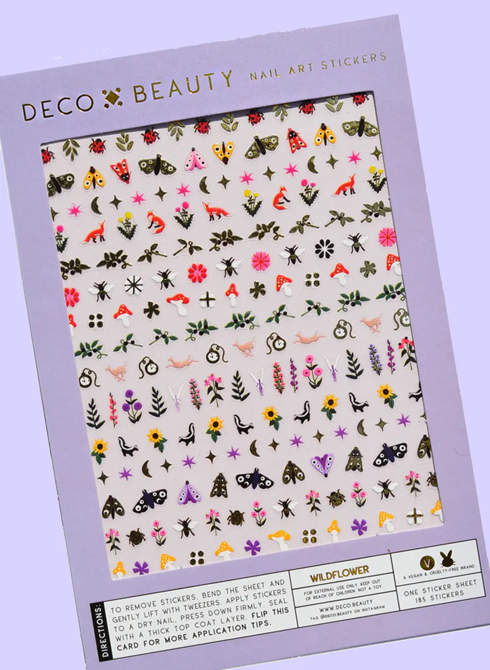 Nail Art Stickers Wildflower - Image 4