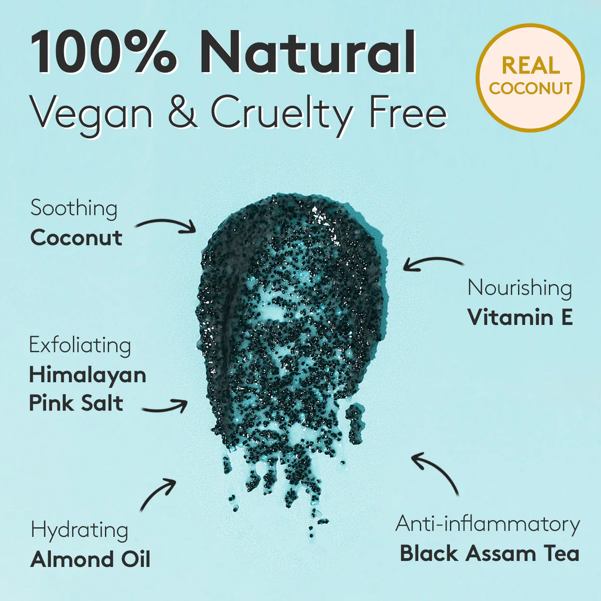 Coconut Black Tea Body Scrub - Image 4