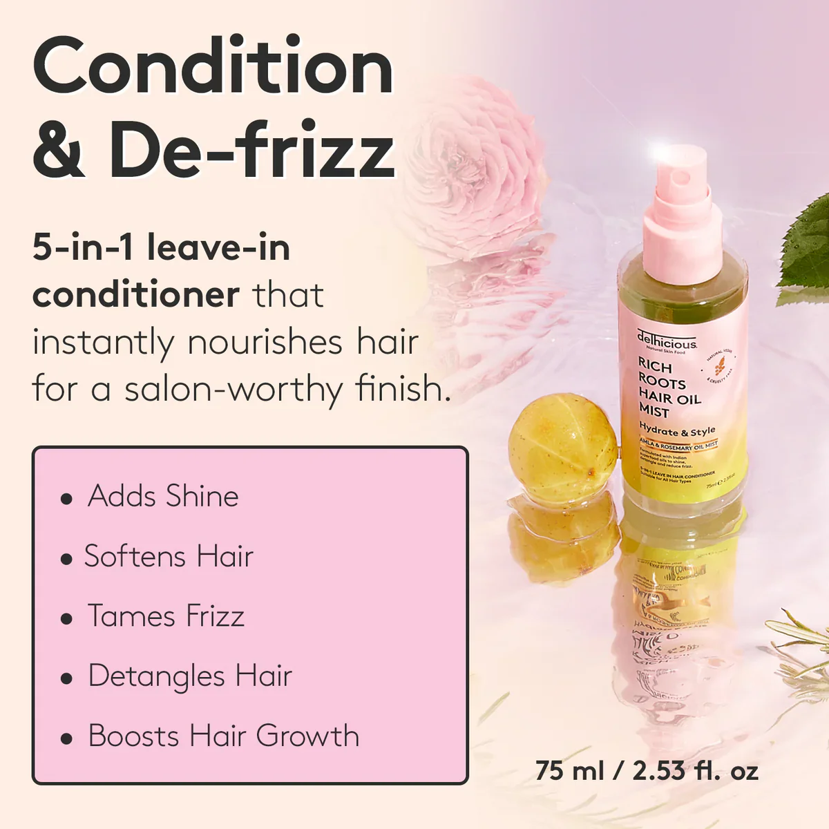 Rich Roots 5-in-1 Hair Oil Mist Leave In Conditioner - Image 6
