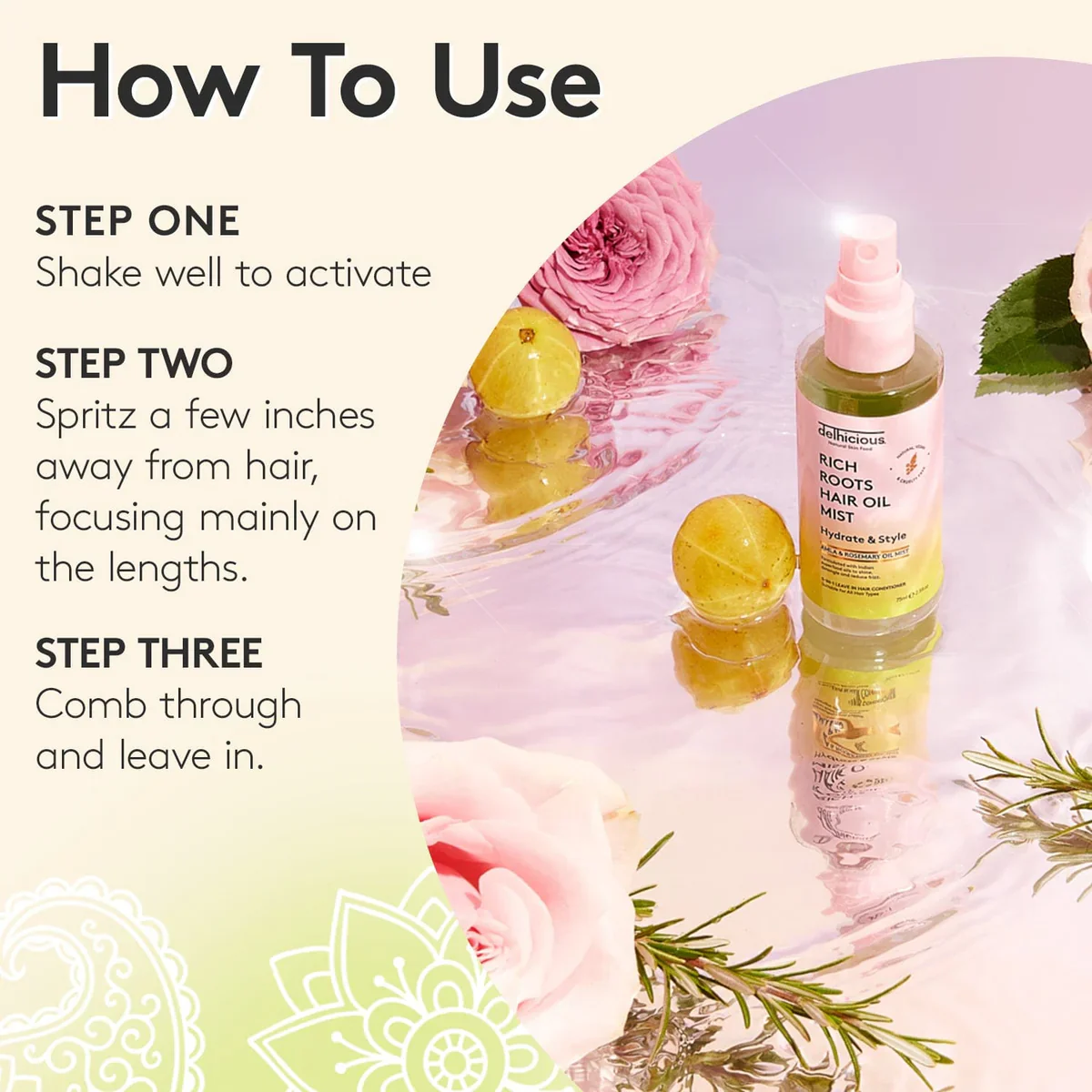 Rich Roots 5-in-1 Hair Oil Mist Leave In Conditioner - Image 7