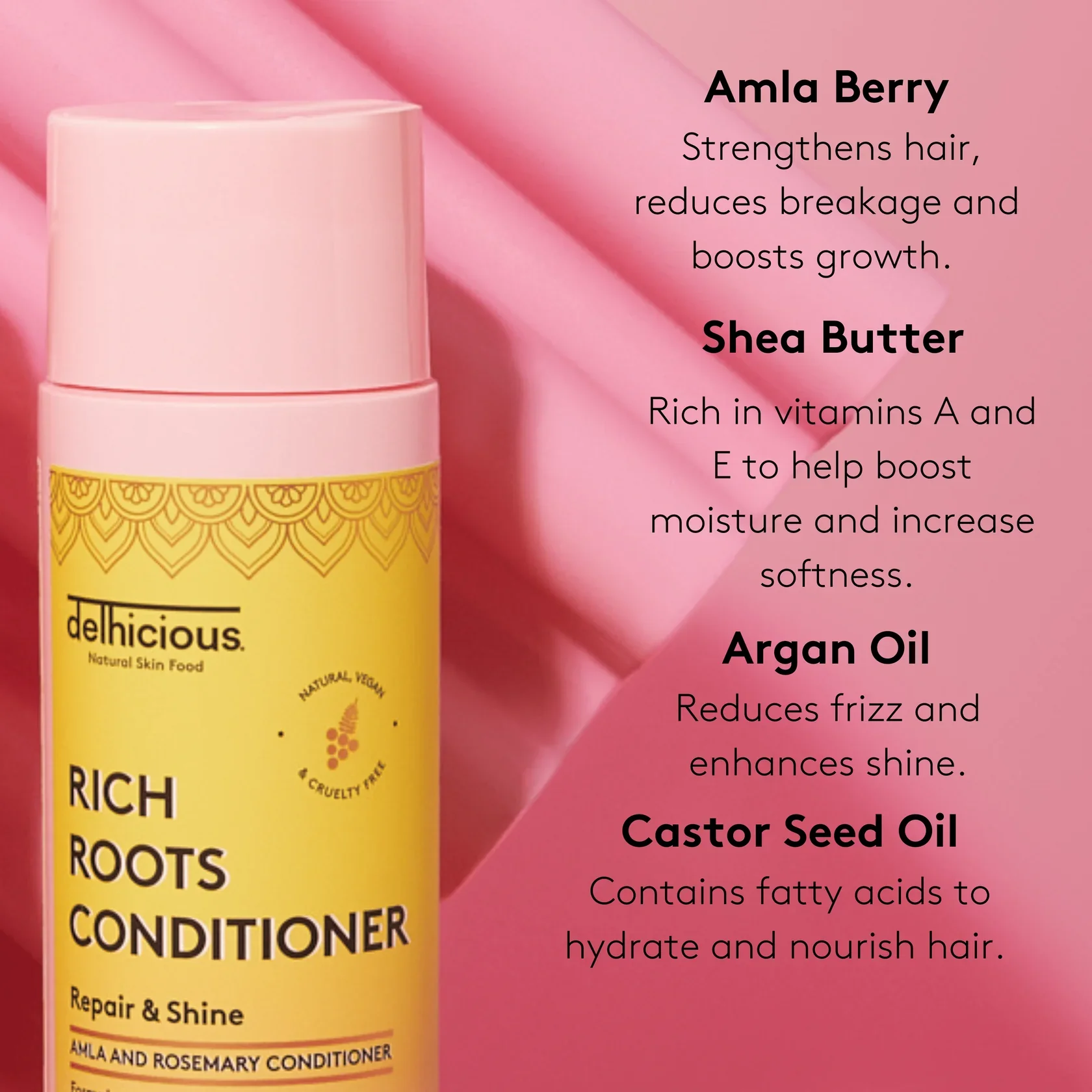 Rich Roots Repair & Shine Conditioner Amla & Rosemary - Image 5